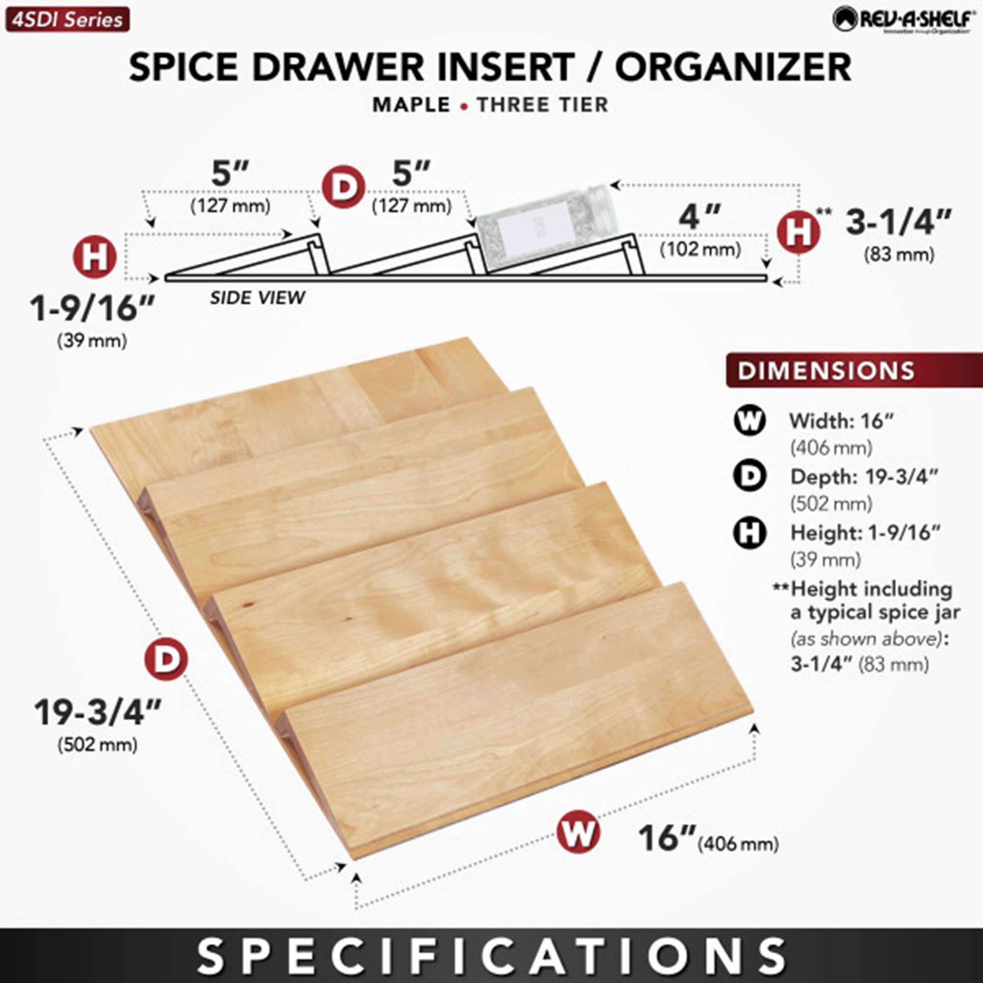 Rev-A-Shelf 152848 Drawer-Organizers - View #4