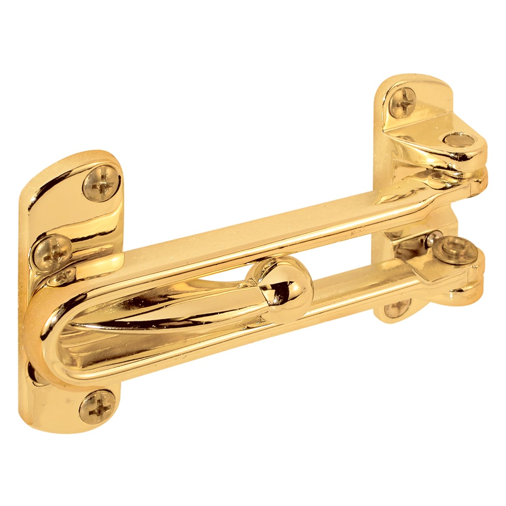 Entry Door Flip Locks Hardware Finish Bright
