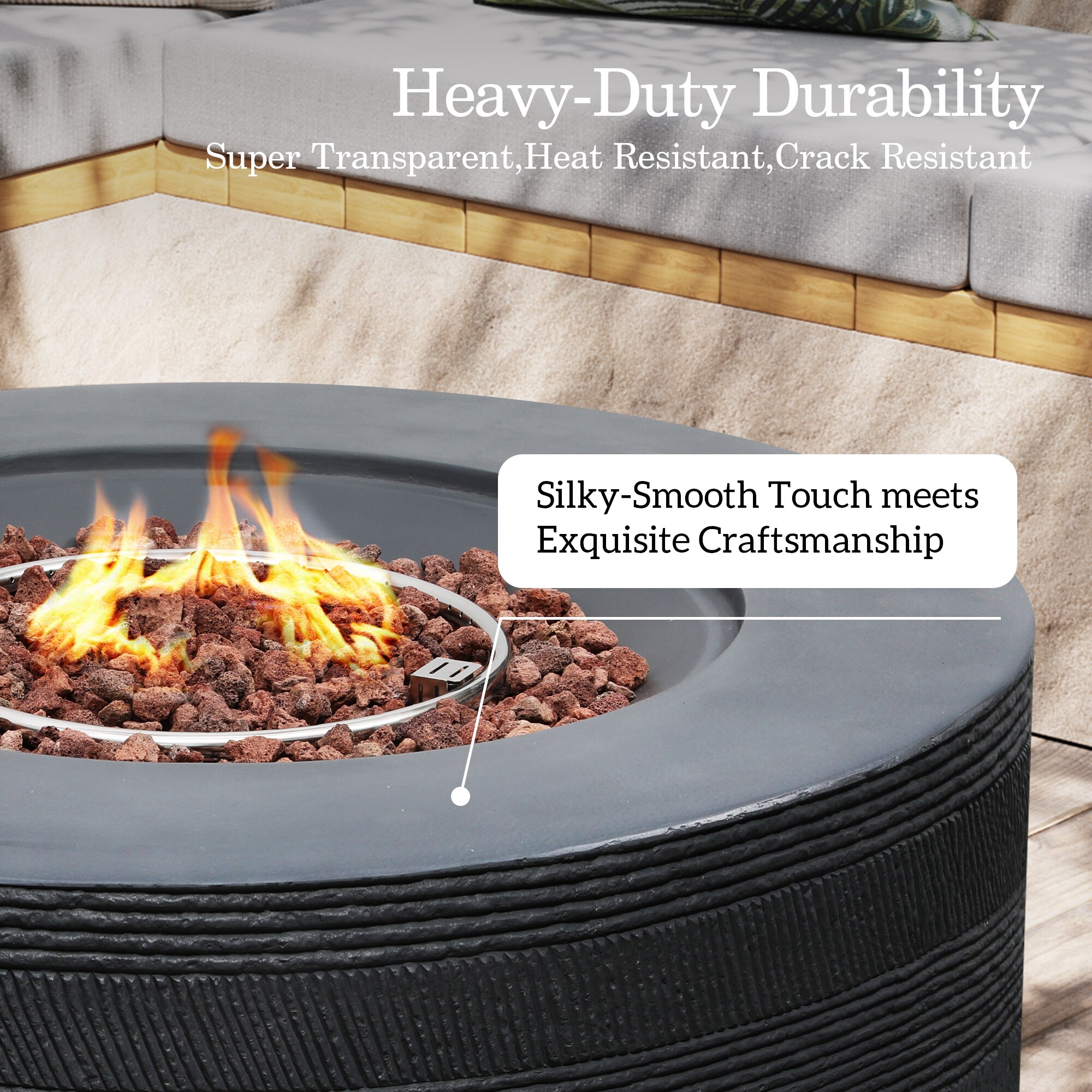 Patio Watcher LS-42MDK-XW-W Outdoor-Gas-Firepits - View #5