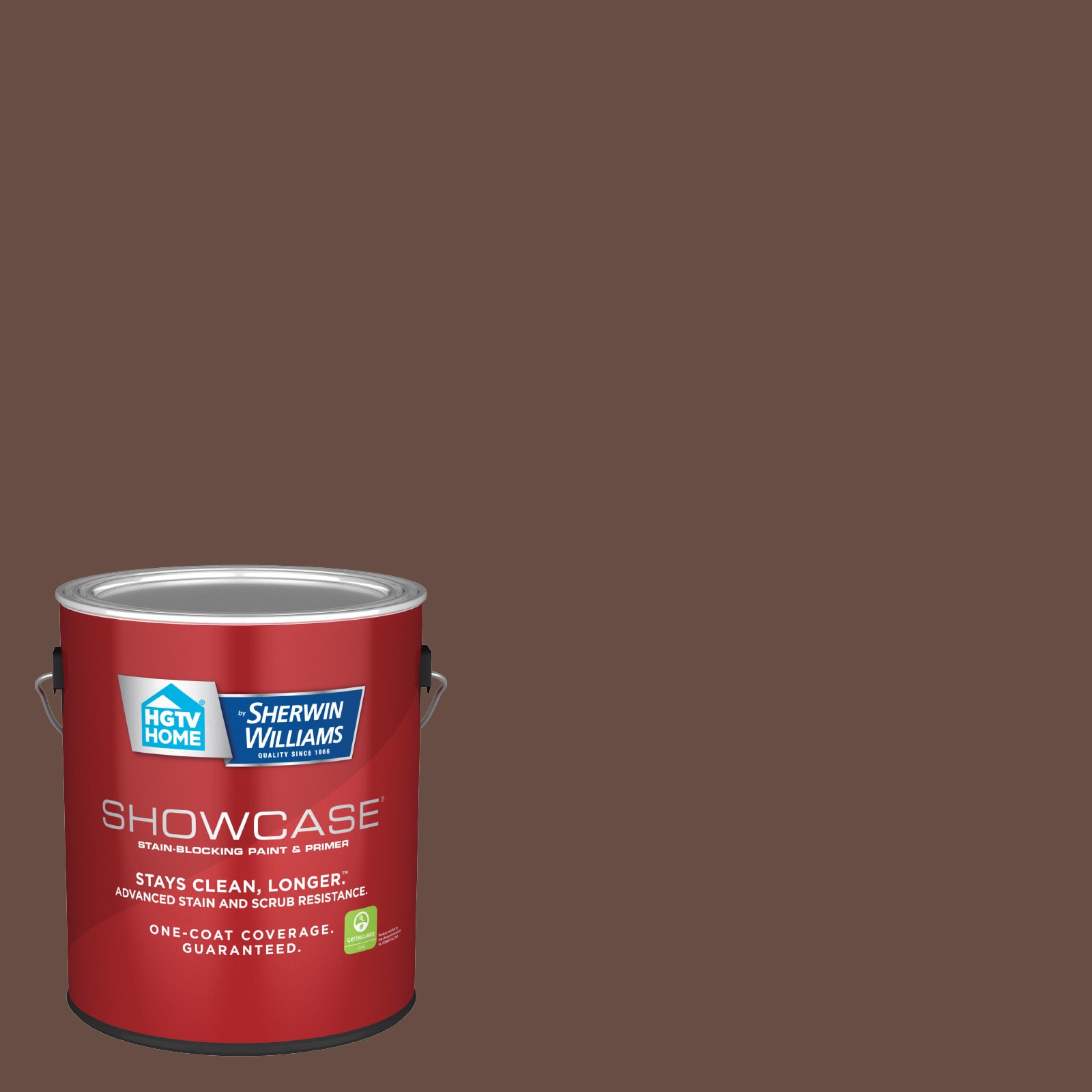 HGTV HOME by Sherwin-Williams 2009-10-935236 Showcase Satin Roasted Coffee 2009-10 Acrylic Interior Paint Paint + Primer ( 1-gallon )