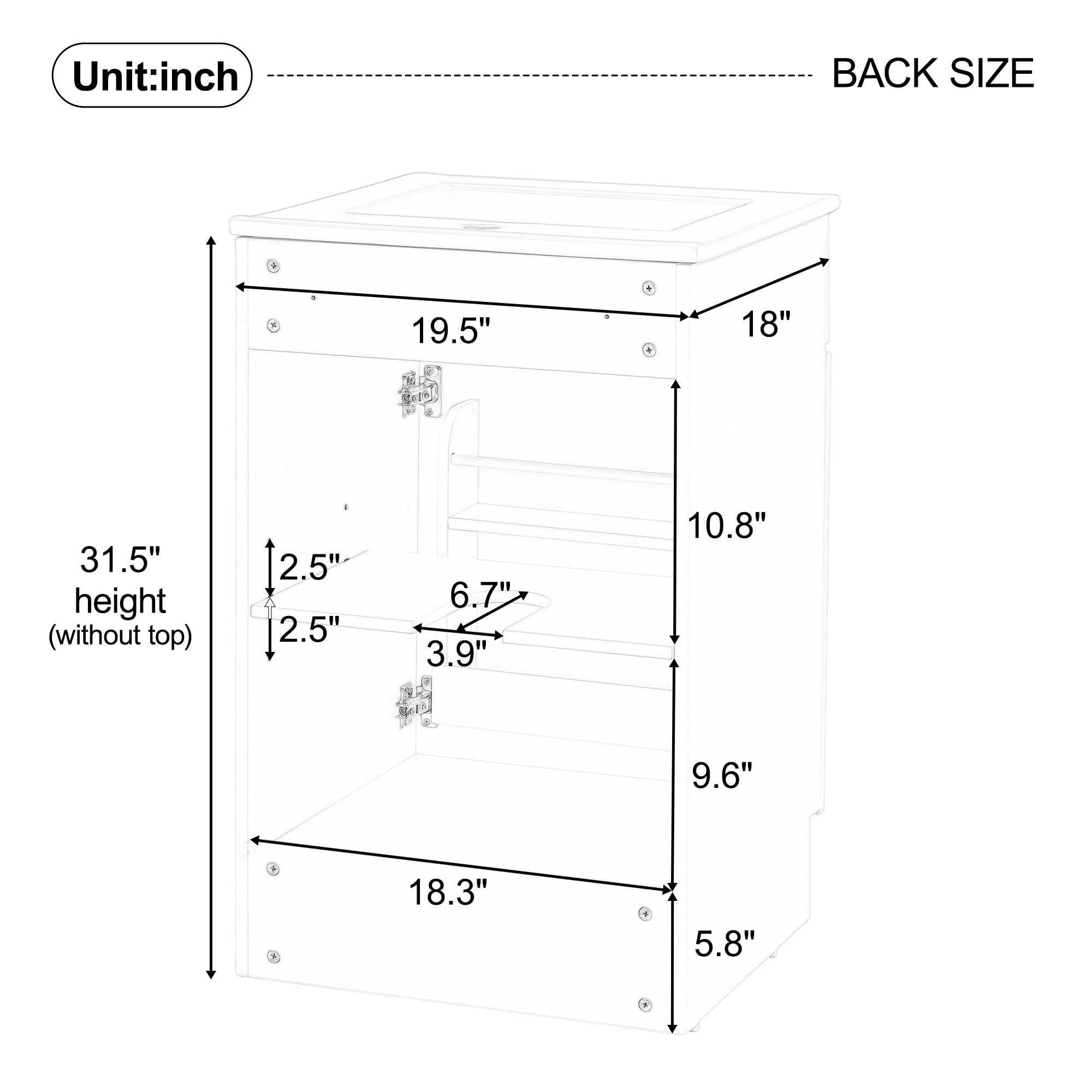 Christopher Knight Home 324521 Bedroom-Vanities - View #13