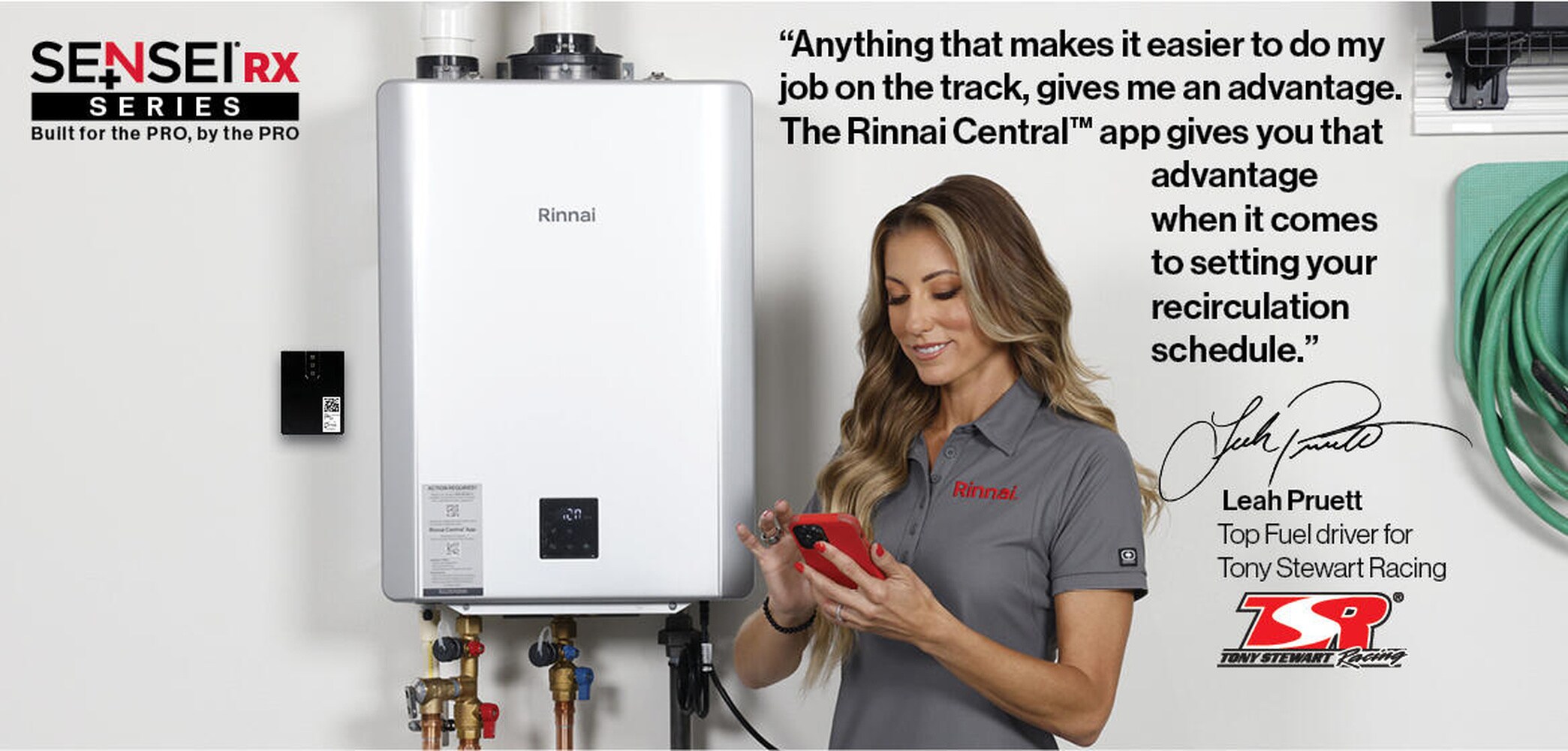 Rinnai Super High Efficiency Plus 9 Gpm Residential 160000 Btu Exterior Interior Tankless Water