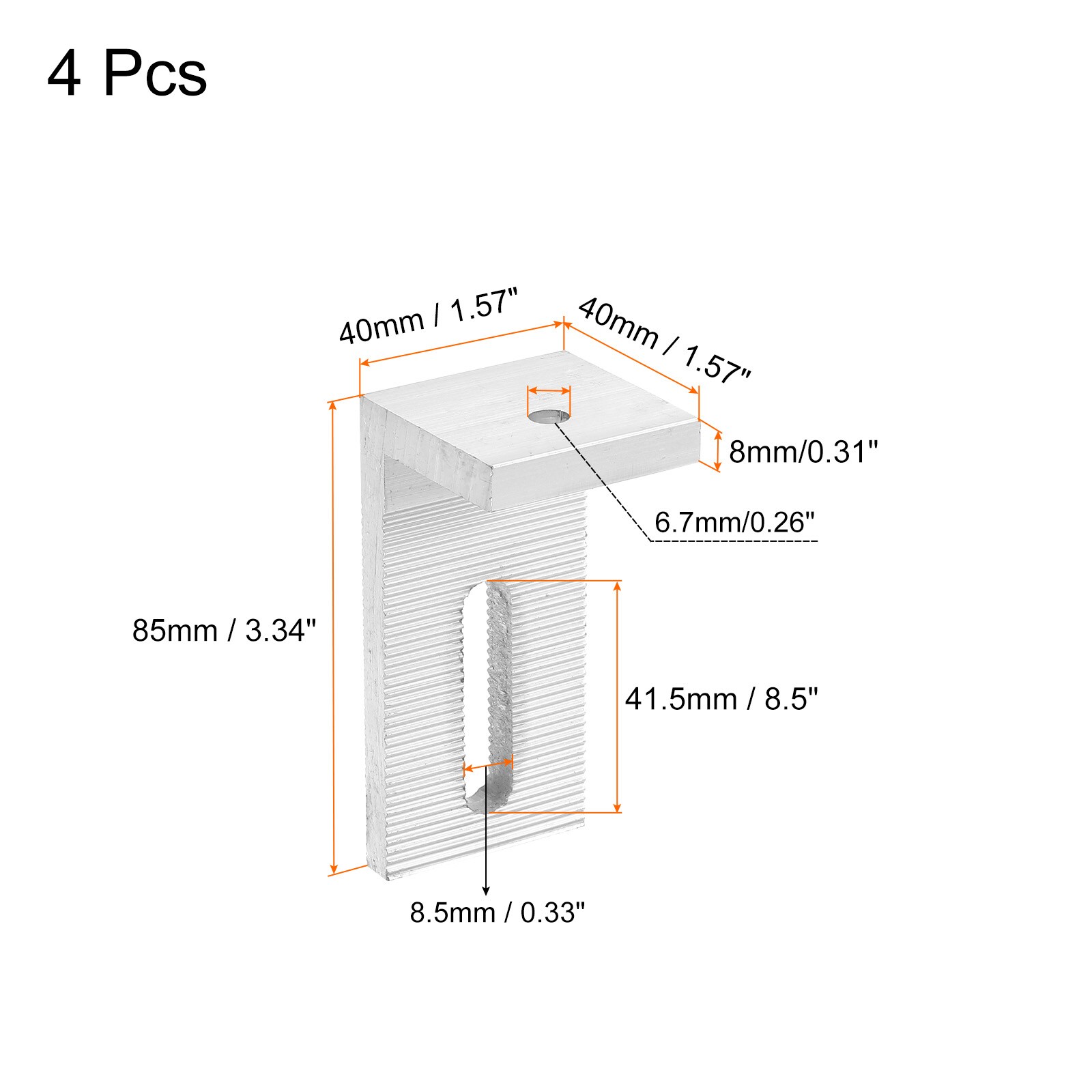 Unique Bargains S25093000UX7149 Solar-Mounting-Acc - View #2