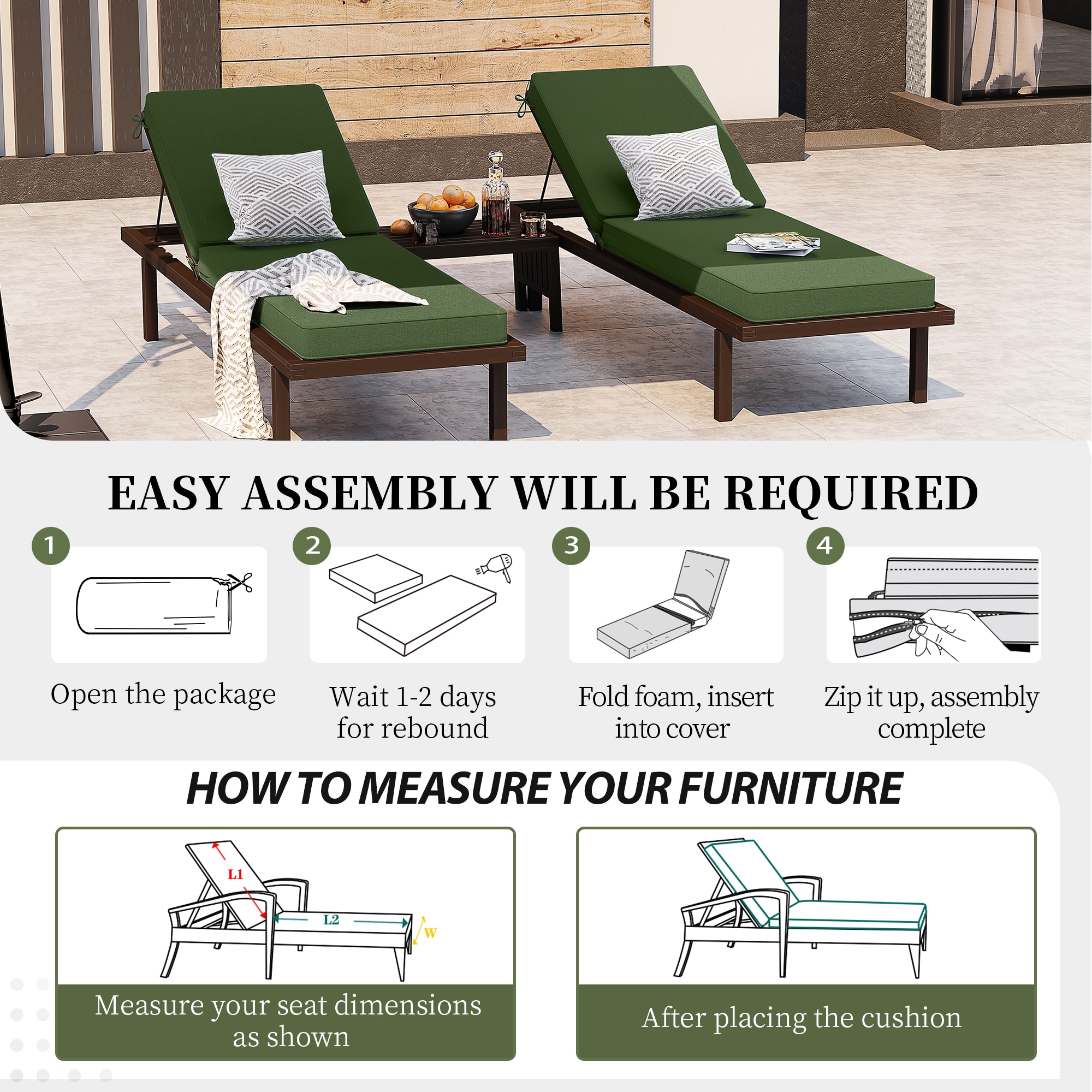 AAAAAcessories DL-TY-NA-72-2 Patio-Furniture-Cushions - View #9