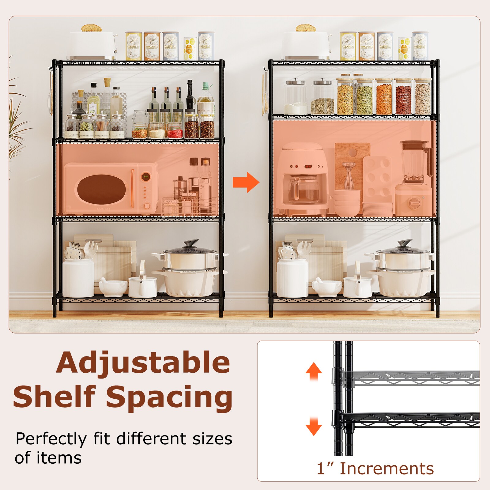 Slickblue D-CO-KD08531VJ Free-Standing-Shelving - View #4