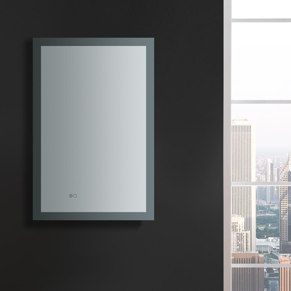 Angelo 36" x 24" Frameless LED Bathroom Vanity Mirror
