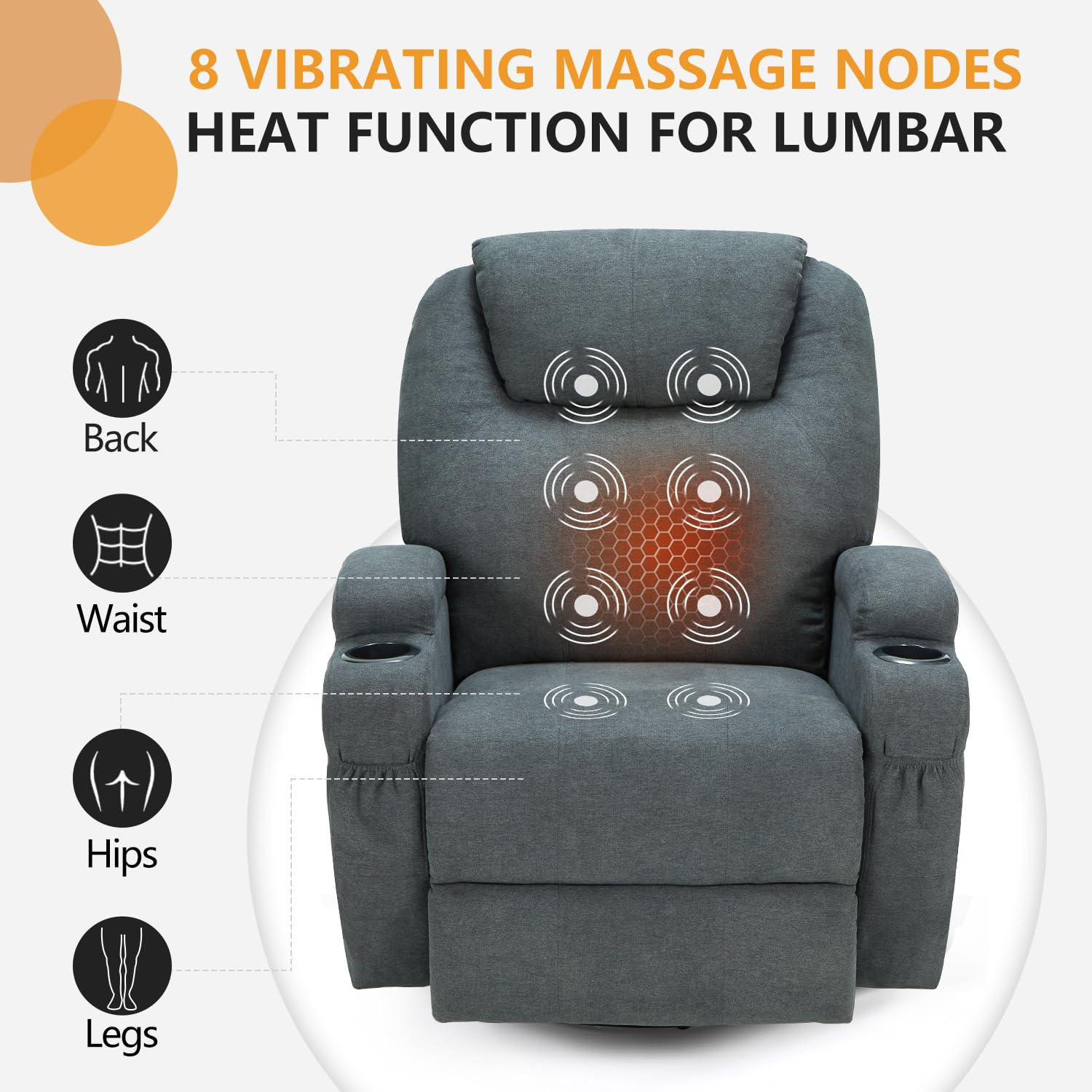 AECOJOY 13003UBU-LS01 recliners - View #4