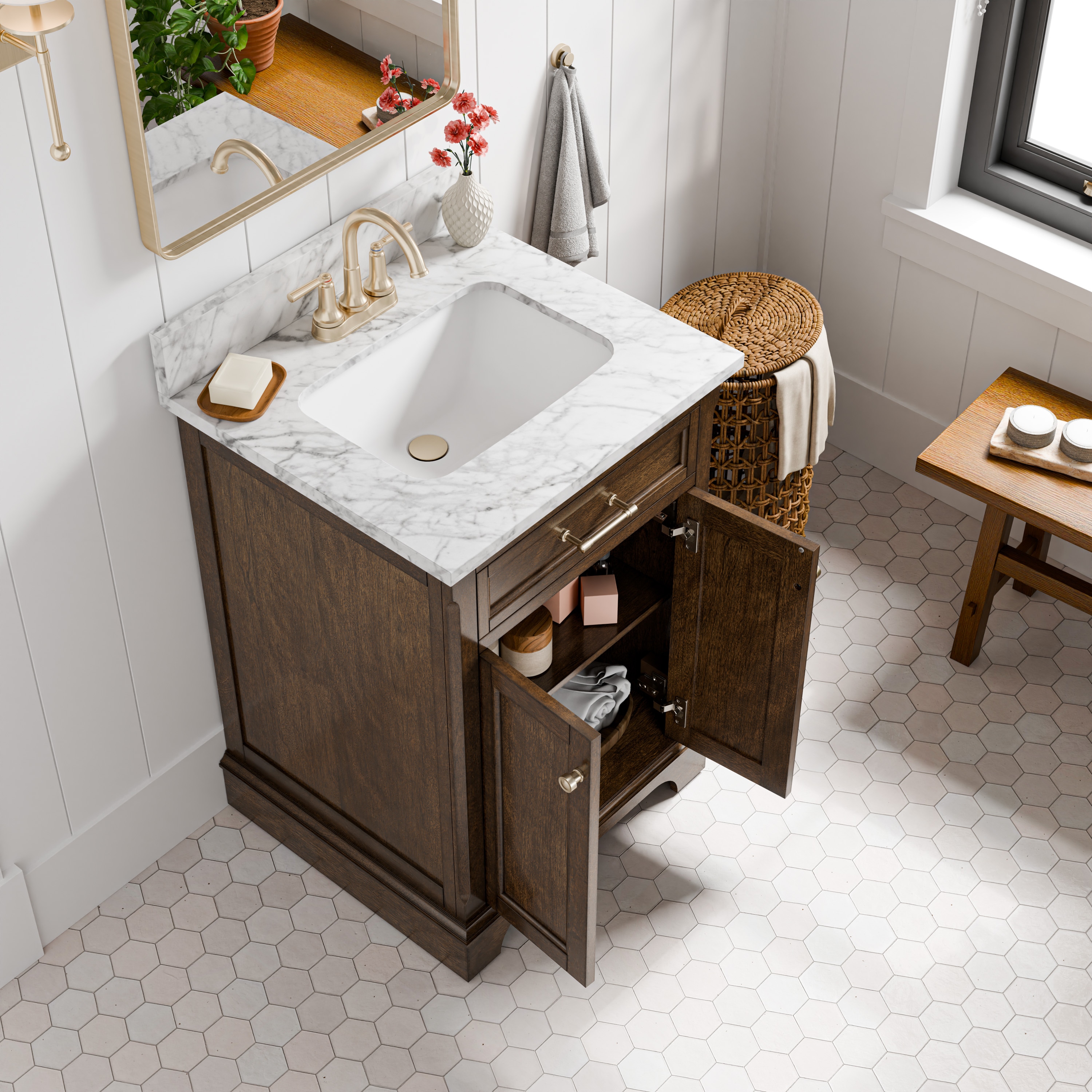 allen + roth 2026VA-24-372-900L Bath-Vanity-Combo - View #13