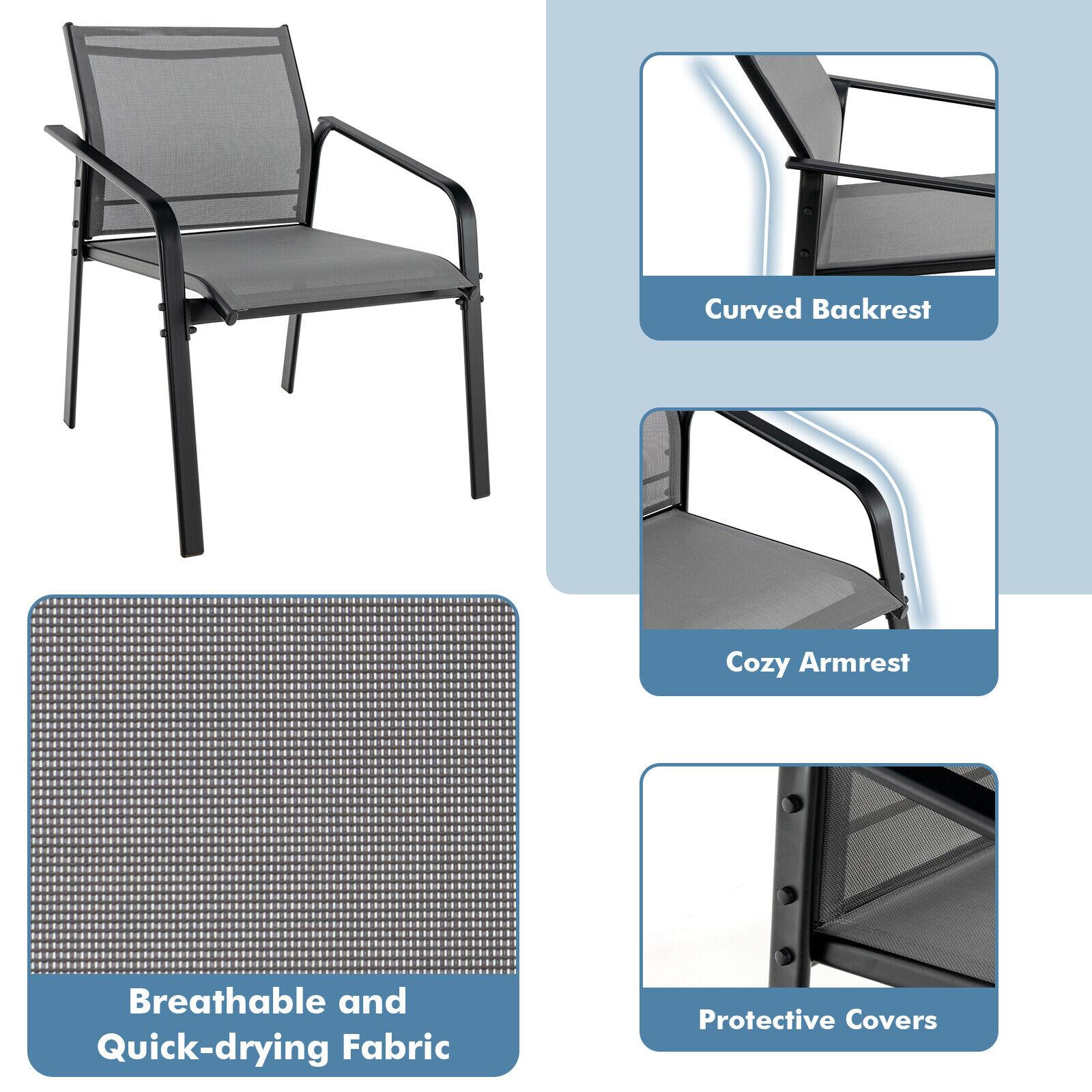 BABOOM BOM-0474GR-CO Patio-Conversation-Sets - View #4