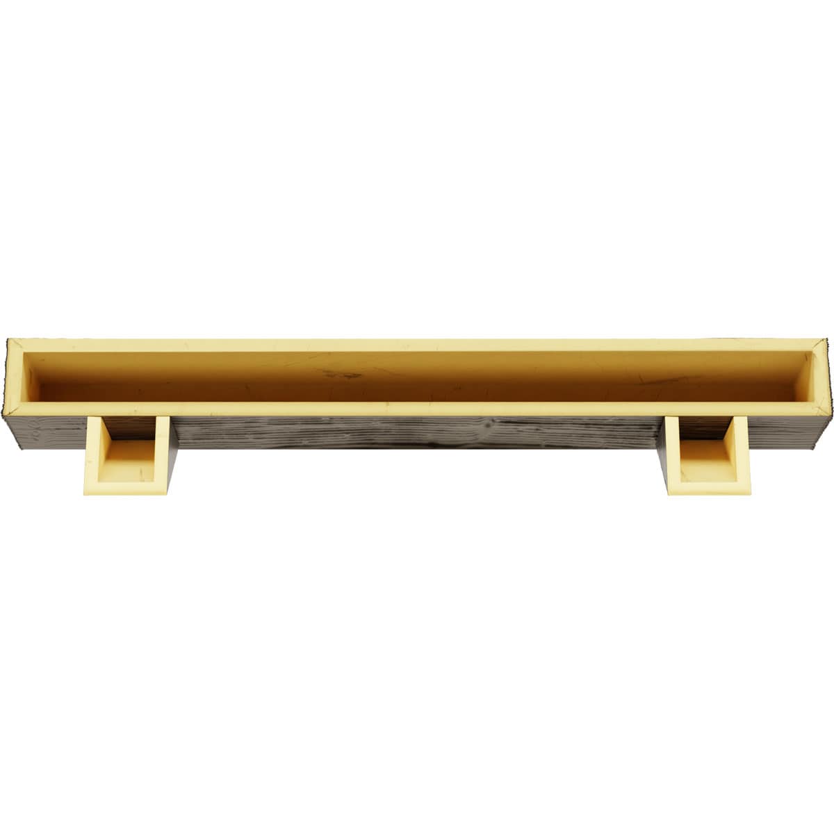 Ekena Millwork MANUSD06X10X48BKBD Mantel-Shelves - View #5