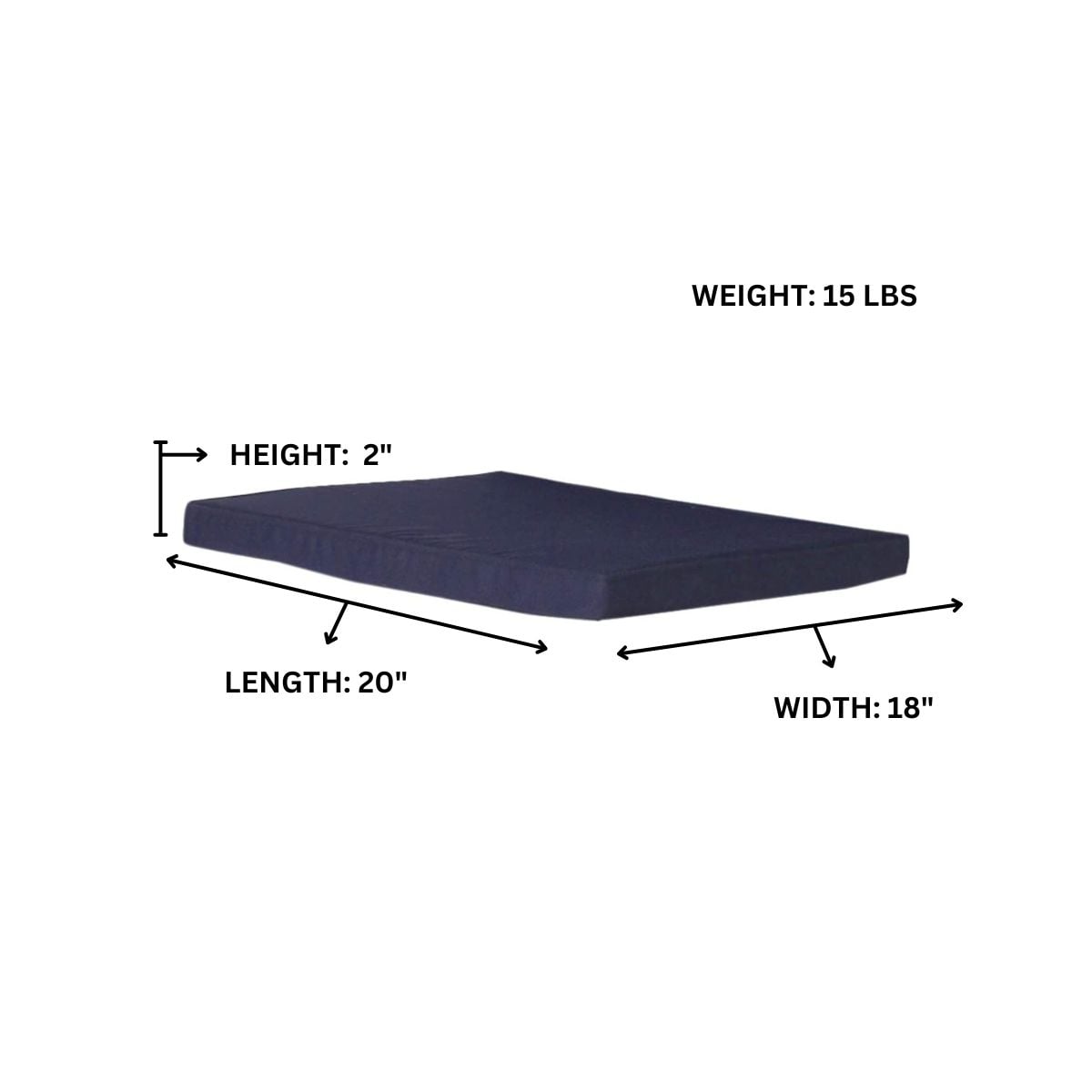 All Things Cedar TC20-2-B Patio-Furniture-Cushions - View #4