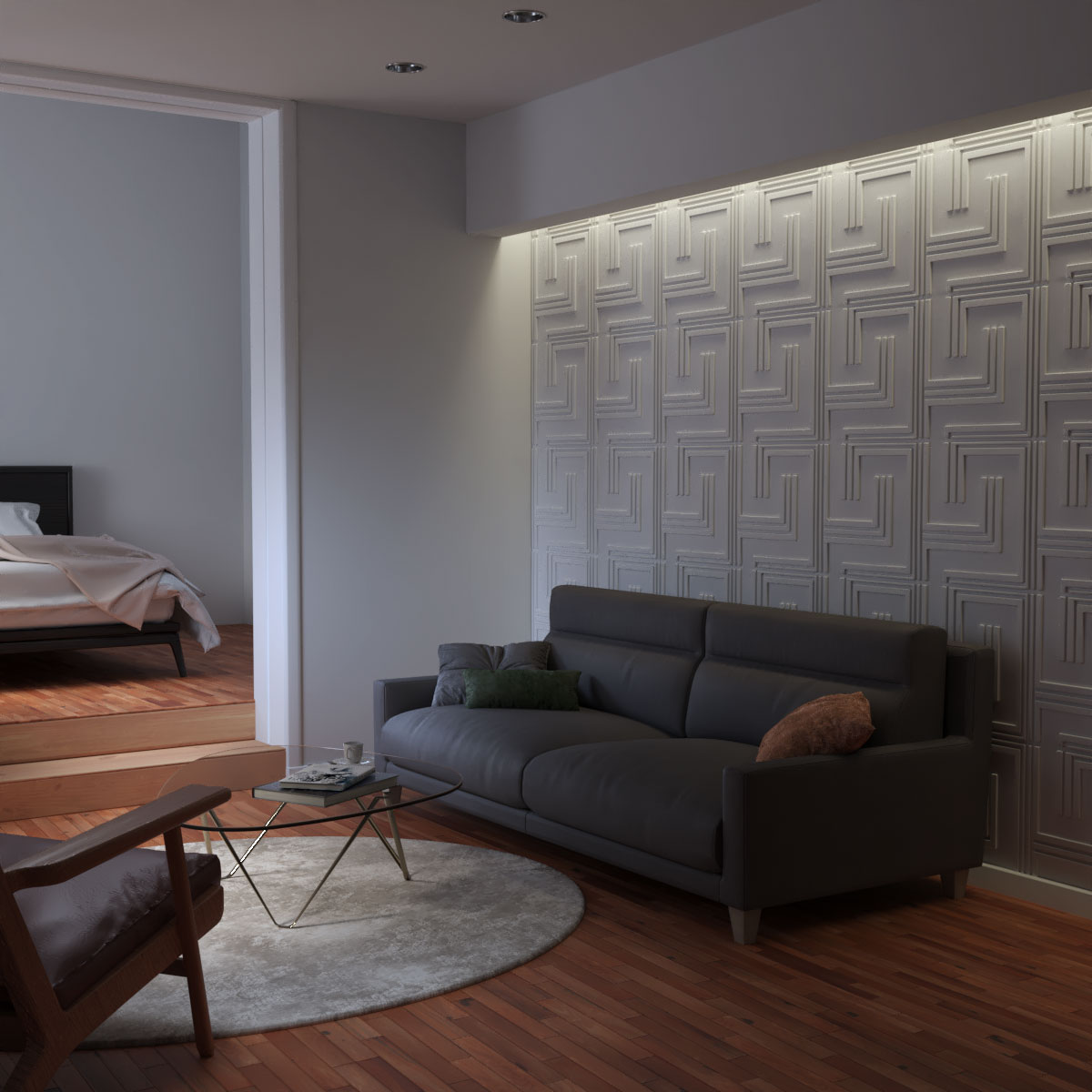 Ekena Millwork WP20X20GMWH-CASE-20 Wall-Panels - View #10