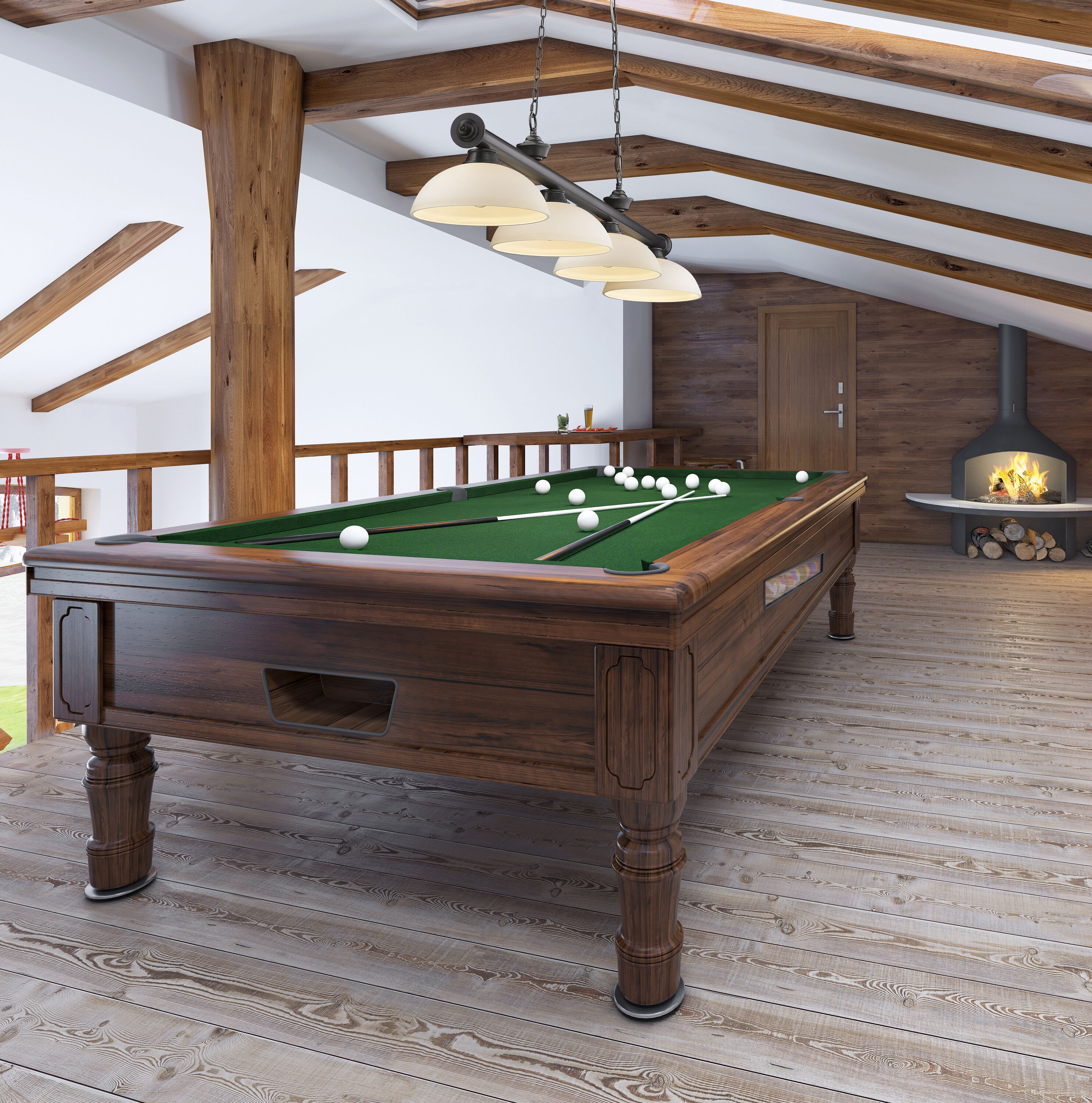 Z-Lite 2306-4BP-DMO14 Pool-Table-Lighting - View #6