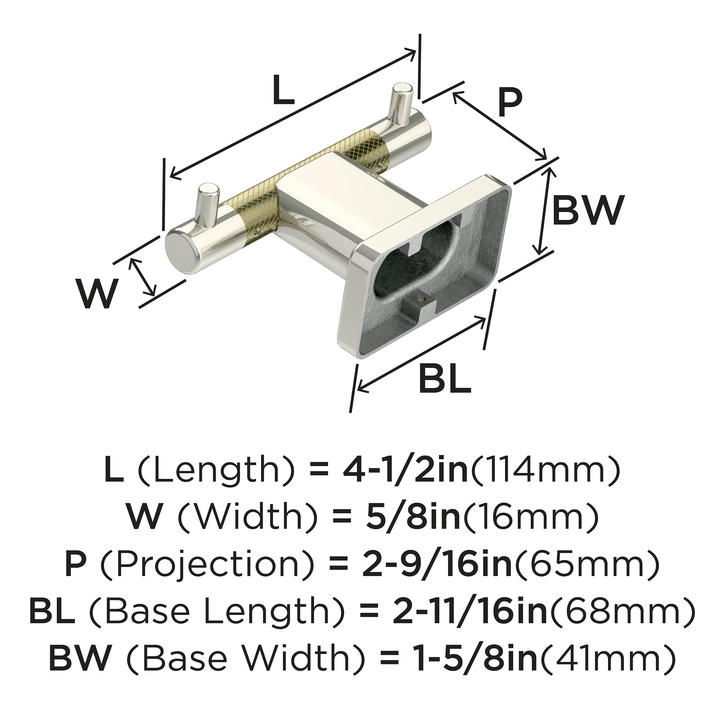 Amerock BA26613PNBBZ Robe-Hooks - View #4