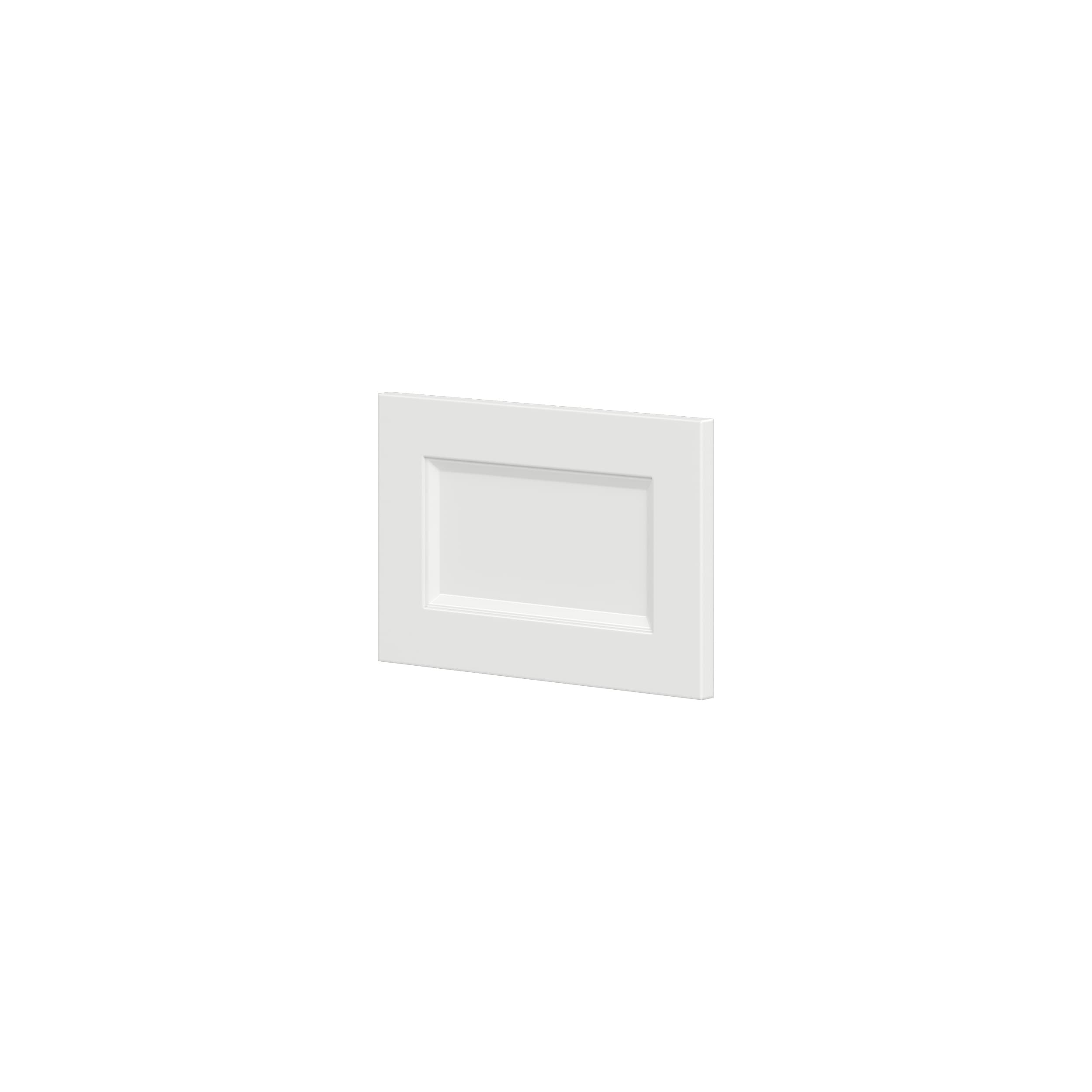 Hugo&Borg DSDF1510-RI Riviera 15-in W x 10-in H Bright White Shaker Base cabinet drawer fronts (Fits 15-in base box )