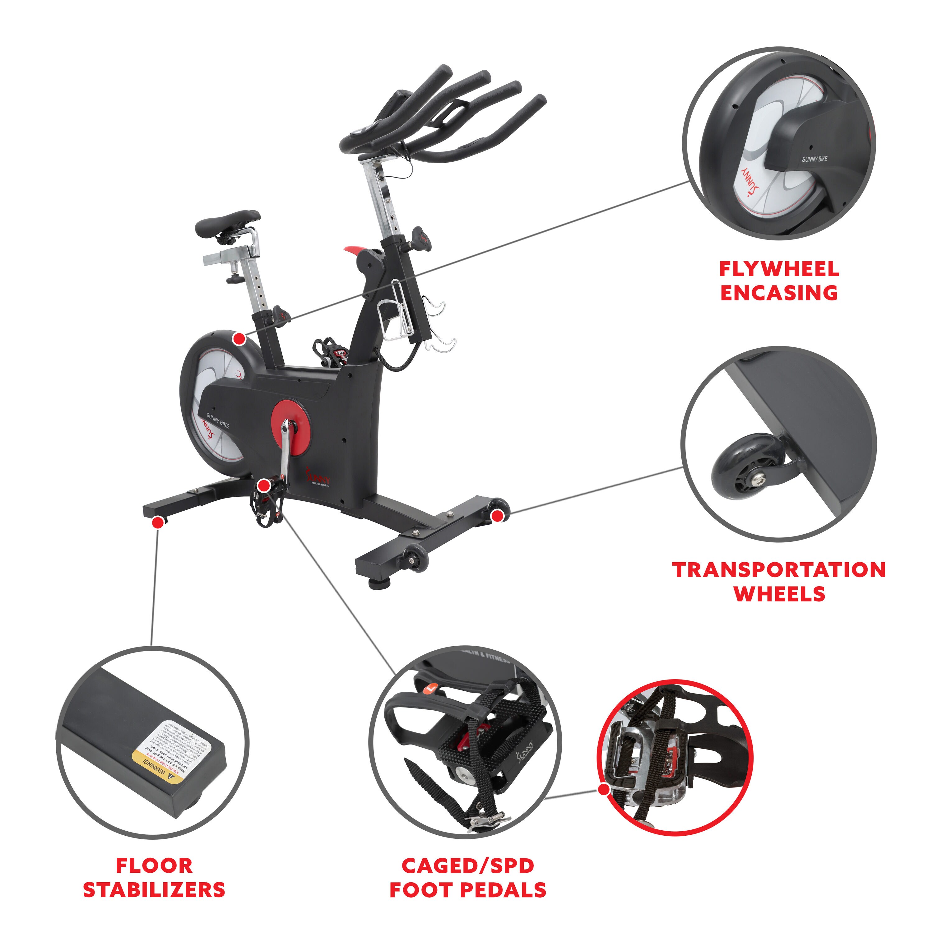 Sunny Health & Fitness SF-B1852 Exercise-Bikes - View #3