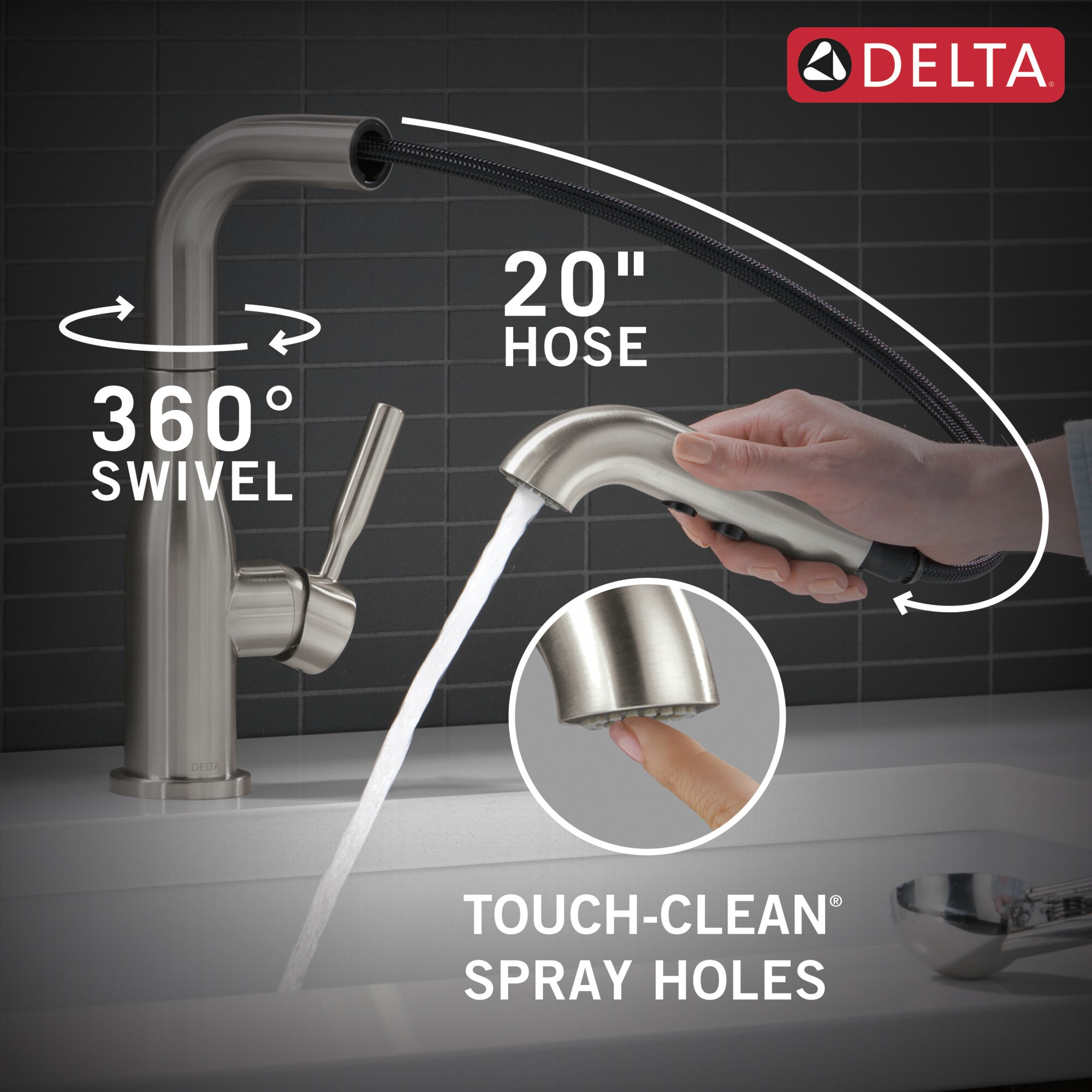Delta 16943-SS-DST Kitchen-Faucets - View #6