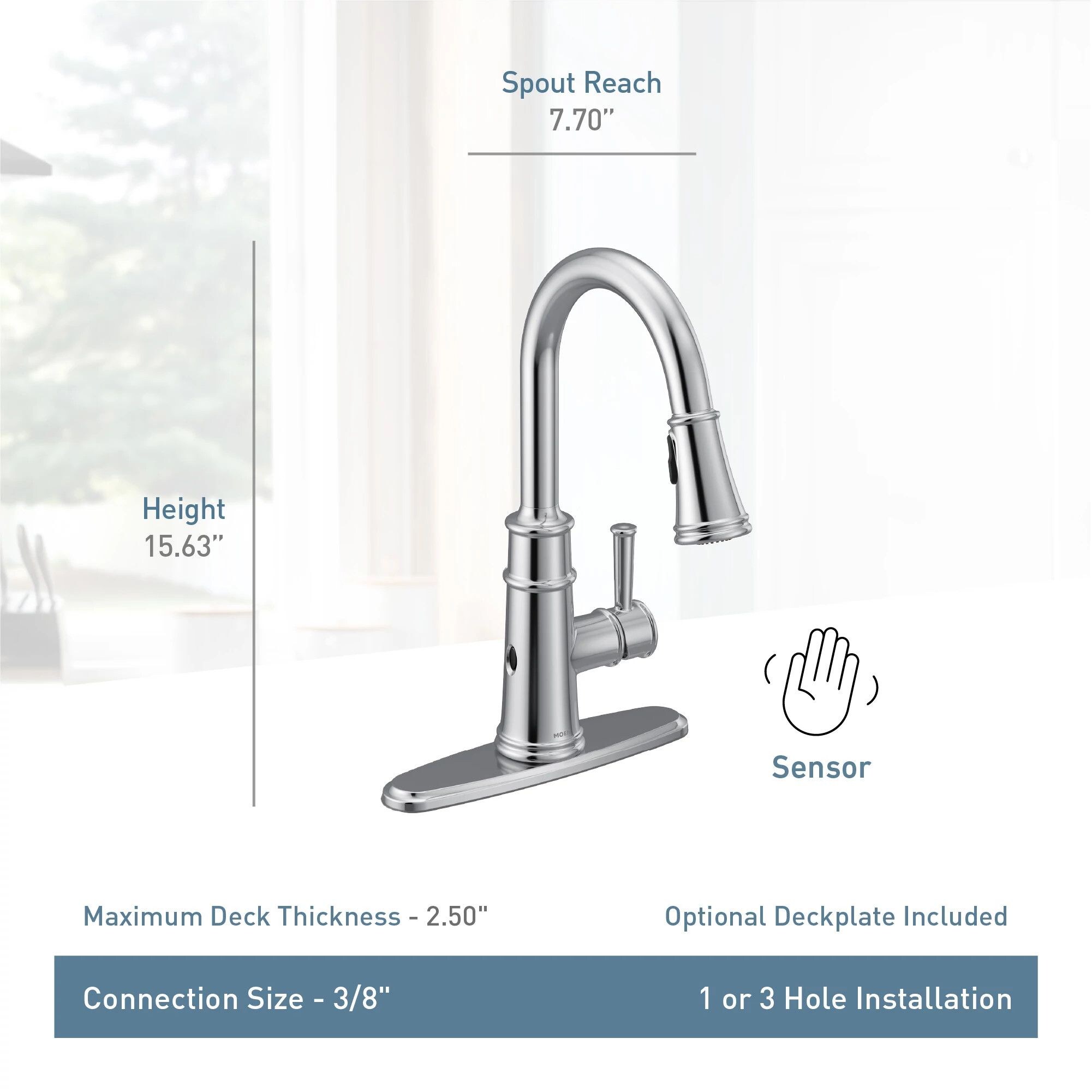 Moen 7260EWBL Kitchen-Faucets - View #5