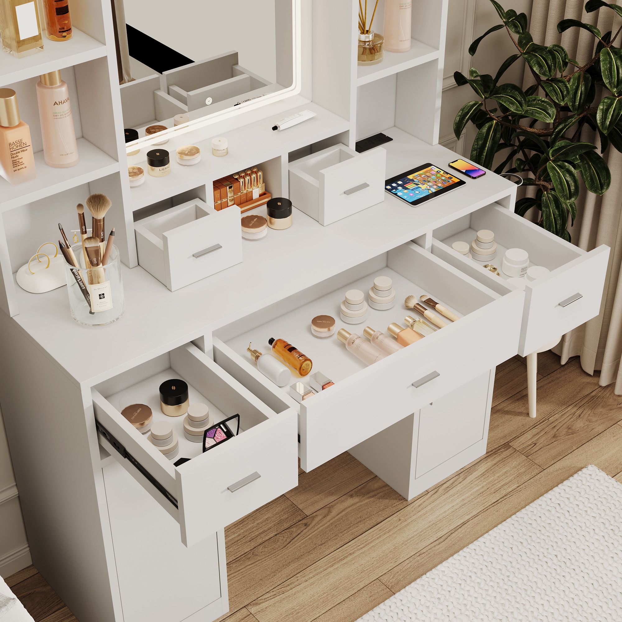 SINOFURN SYC080023WT Bedroom-Vanities - View #8