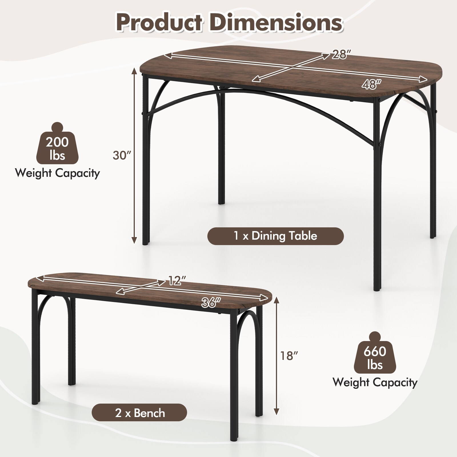 Slickblue D-CO-NB25965CK Dining-Sets - View #6