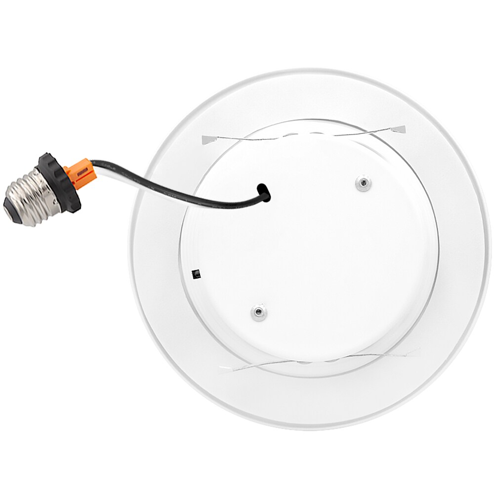 4-Inch White Aluminum LED Retrofit Recessed Downlight, 12-Pack