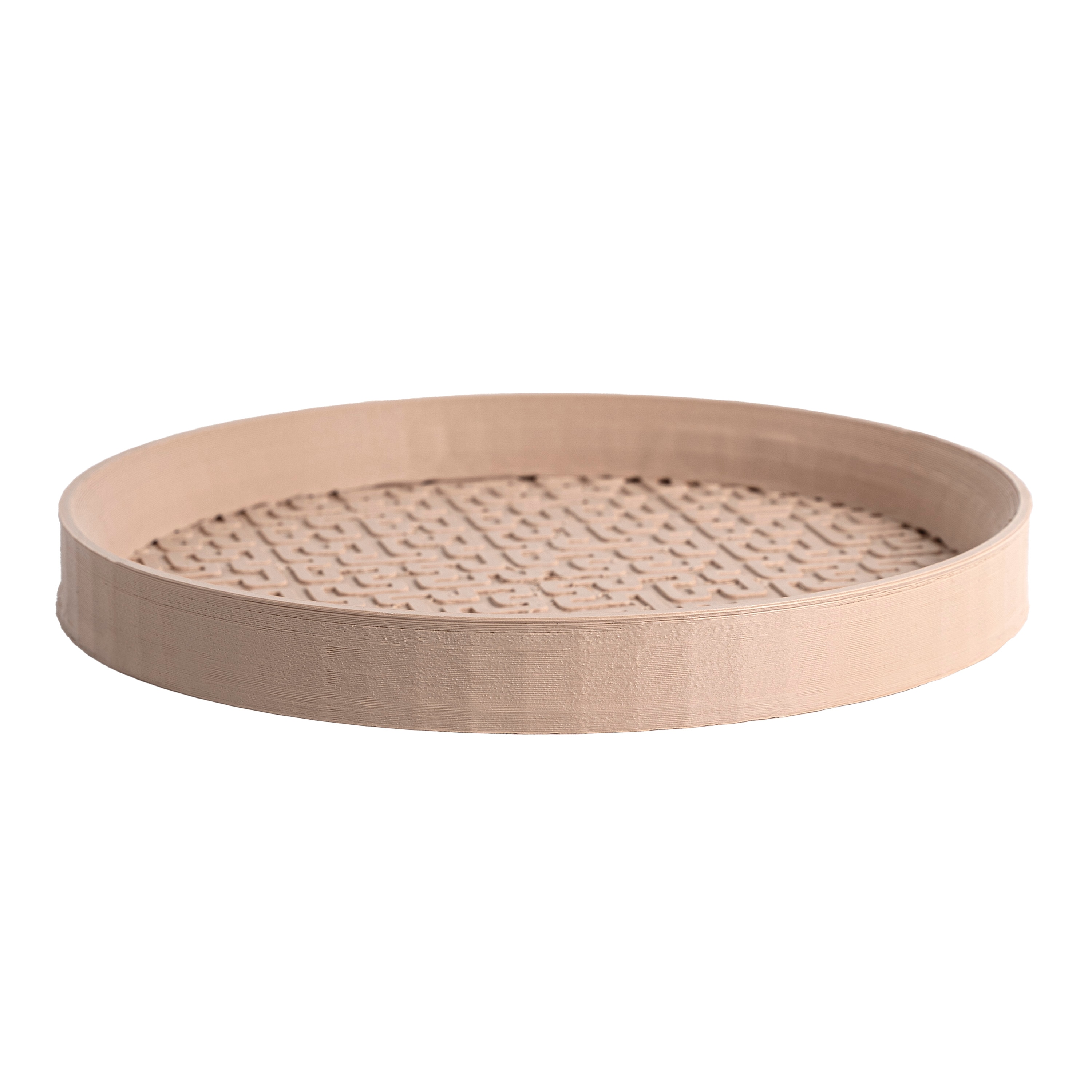 happimess USA2101A 6.5-Inches Sand Plastic Plant Saucer