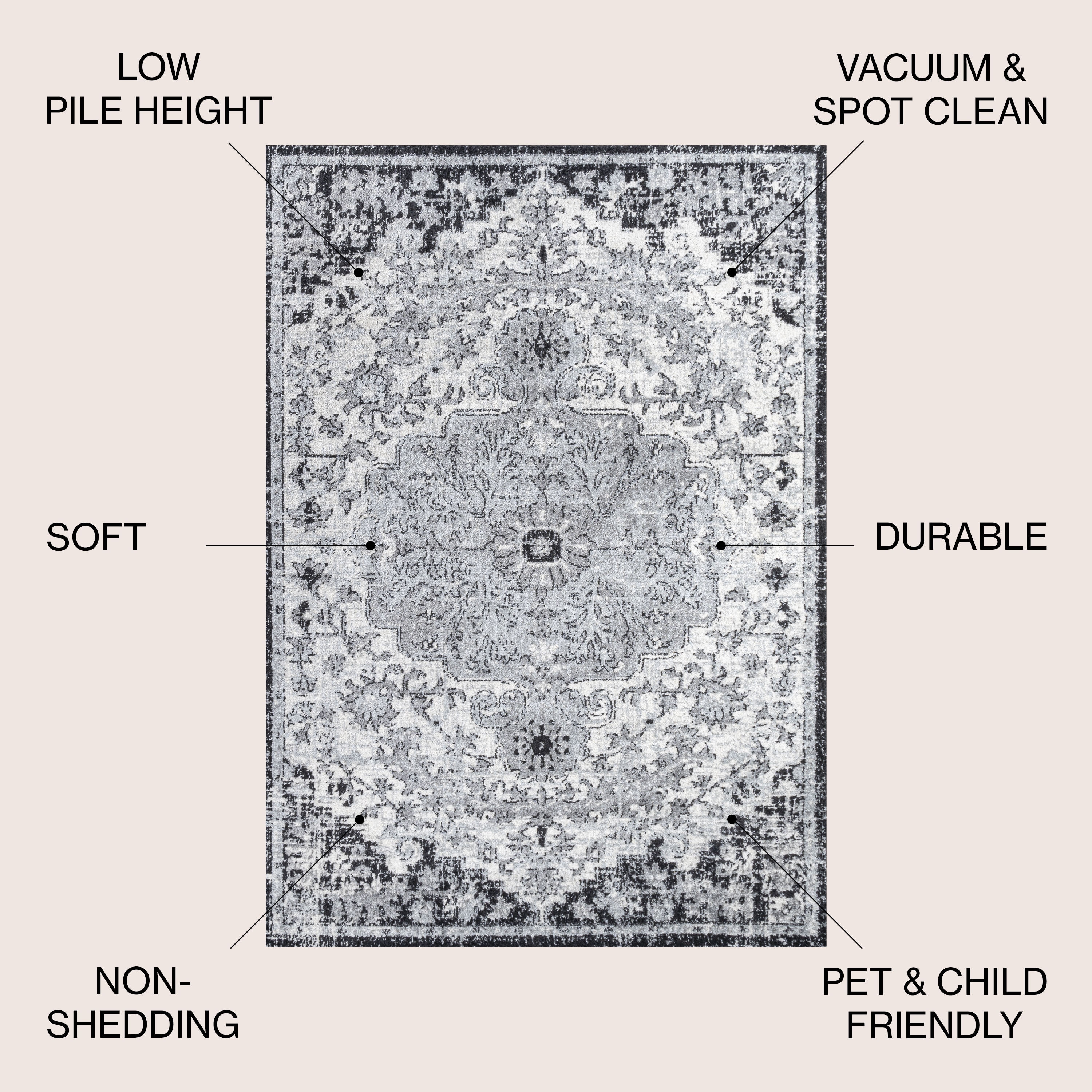 JONATHAN  Y BMF112A-8 rugs - View #3