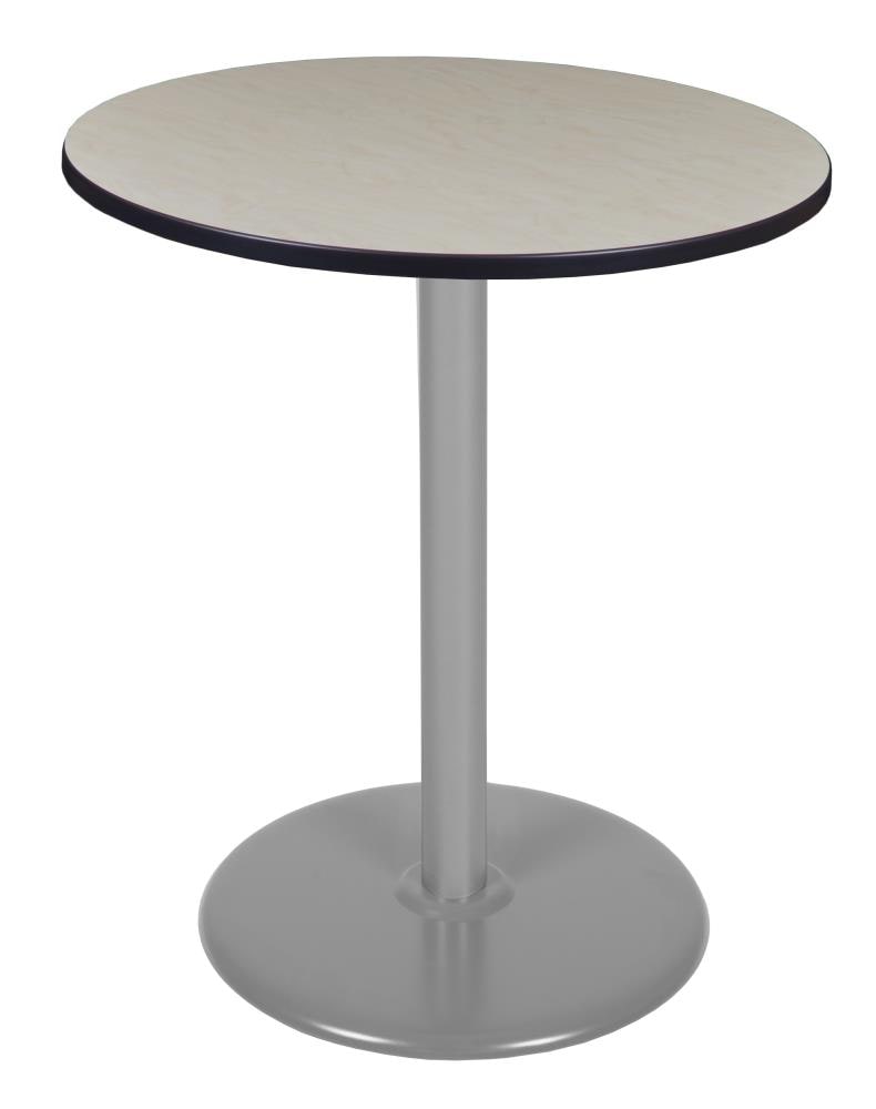 Regency TVCP36RNDPLGY Breakroom Off-white 4-Person Training Table (36-in W x 42-in H)