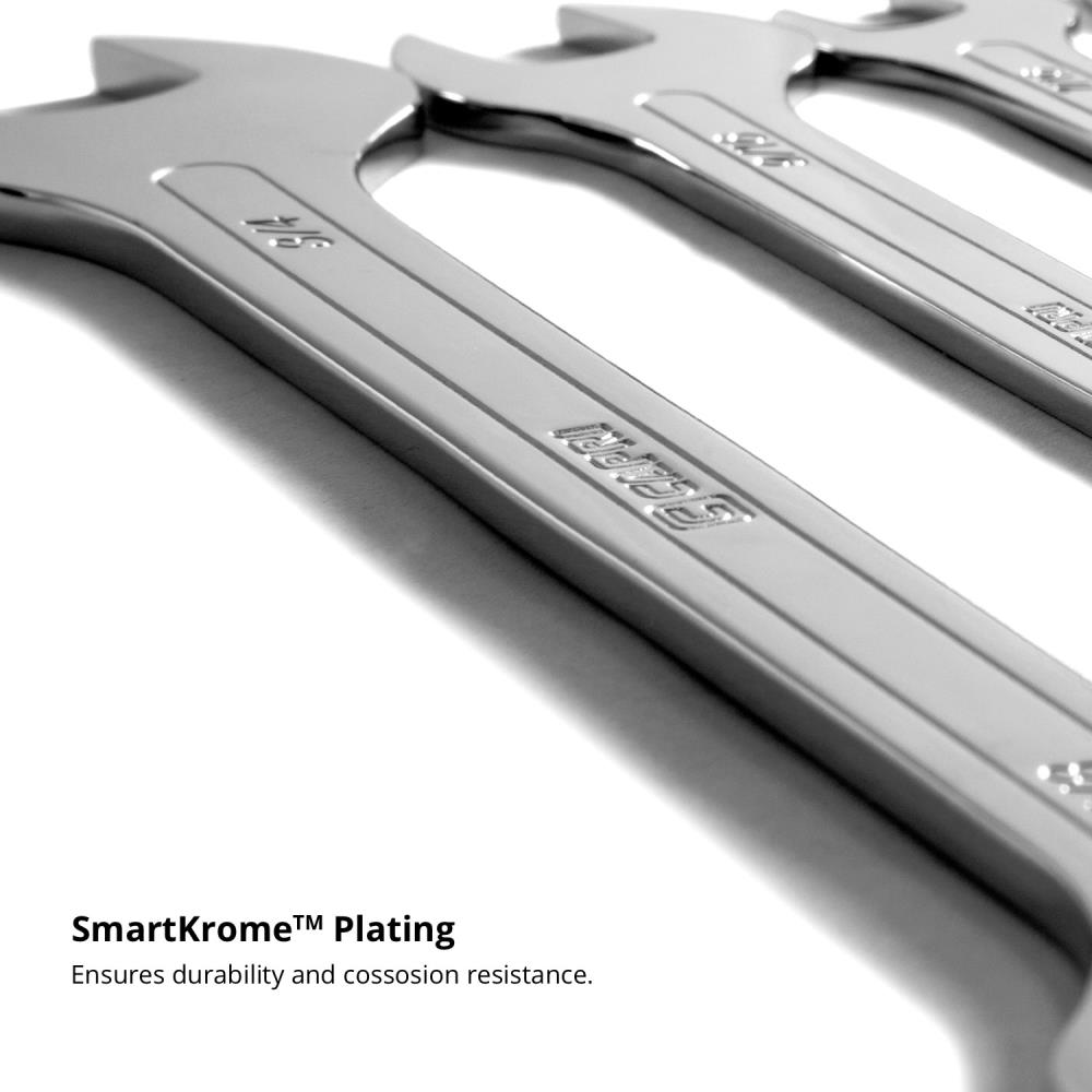 Capri Tools Super-Thin Open End Wrench Metric and SAE Sizes 