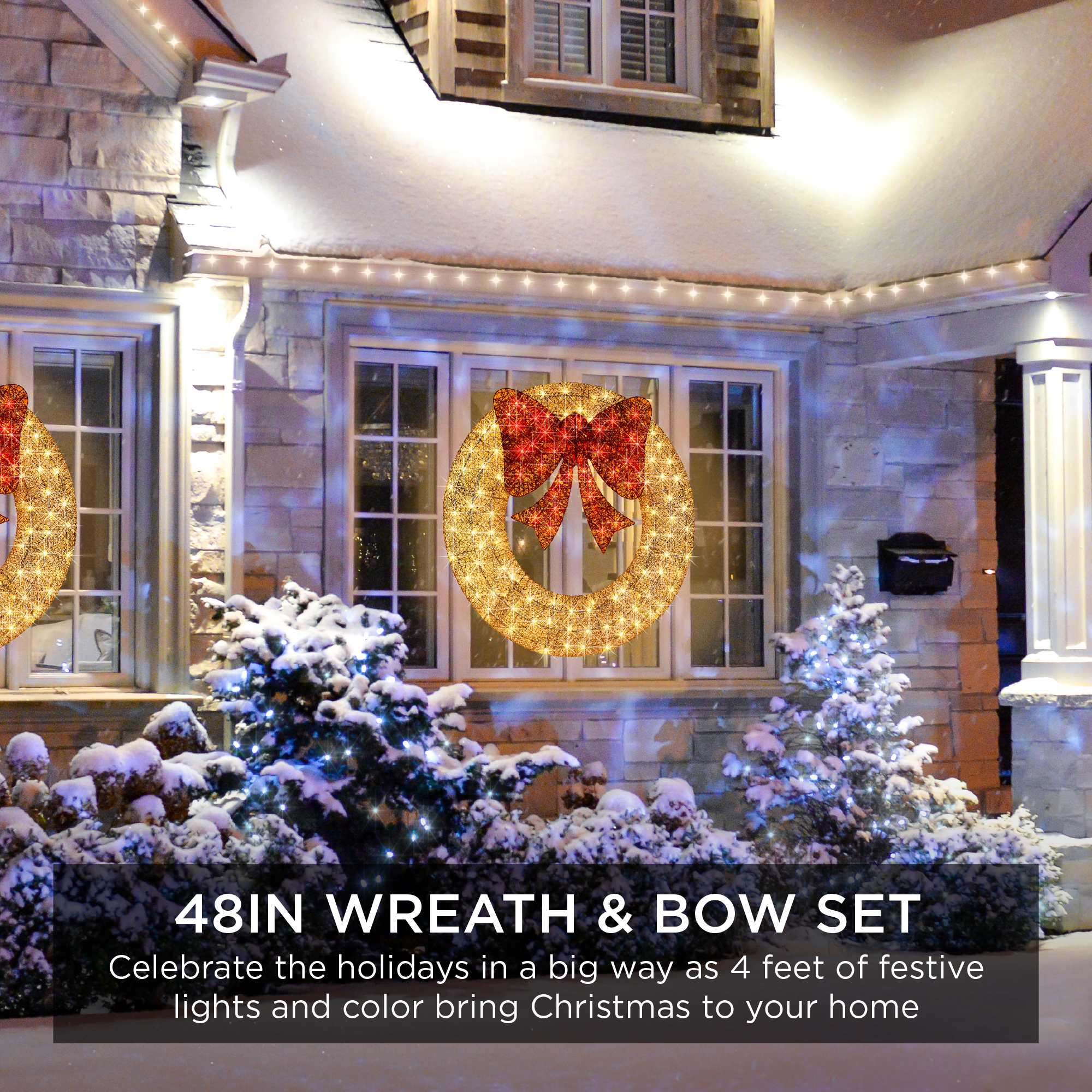 Best Choice Products SKY6245 Artificial-Christmas-Wreaths - View #2