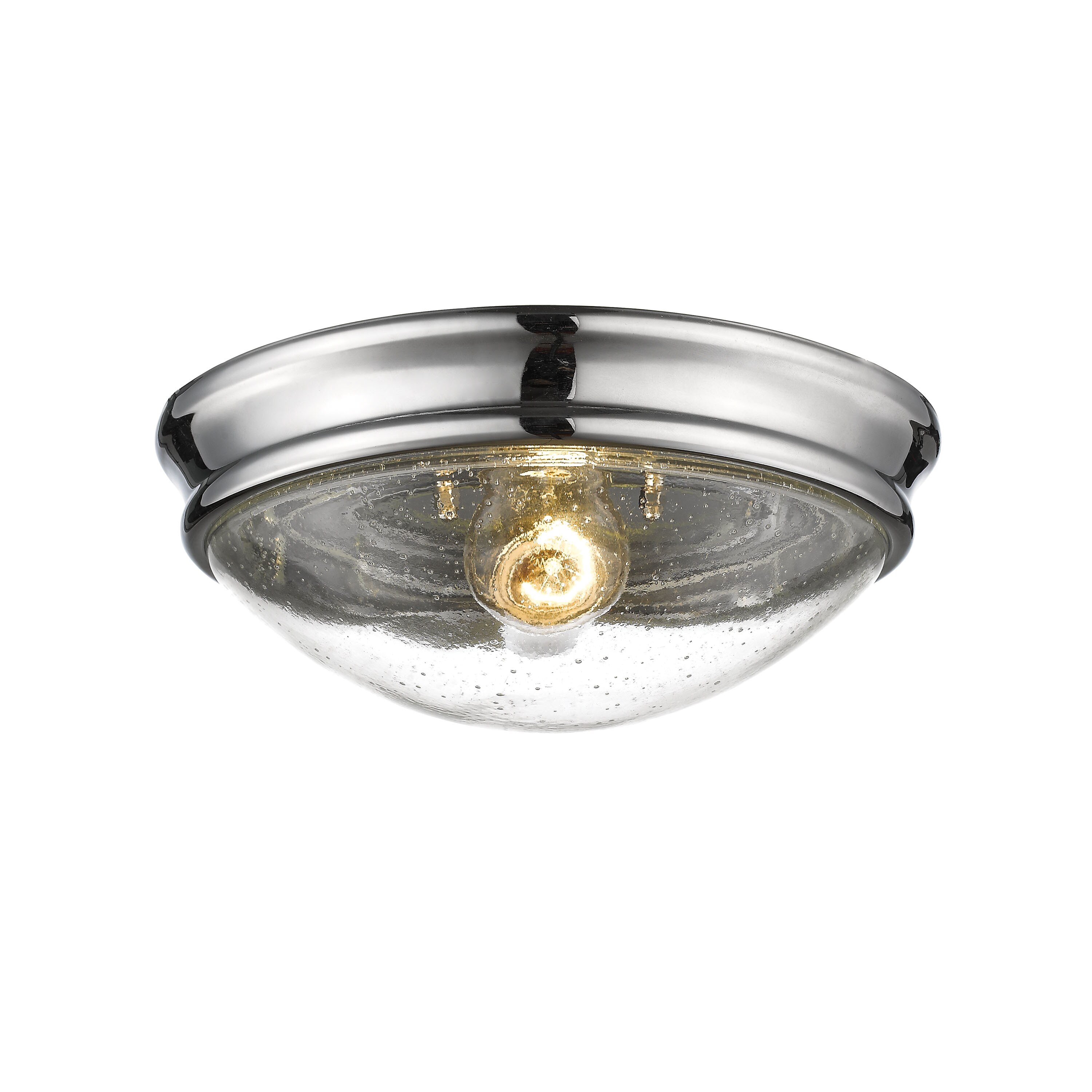 Millennium Lighting 5226-CH Flush Mount 1-Light Chrome Flush Mount Light