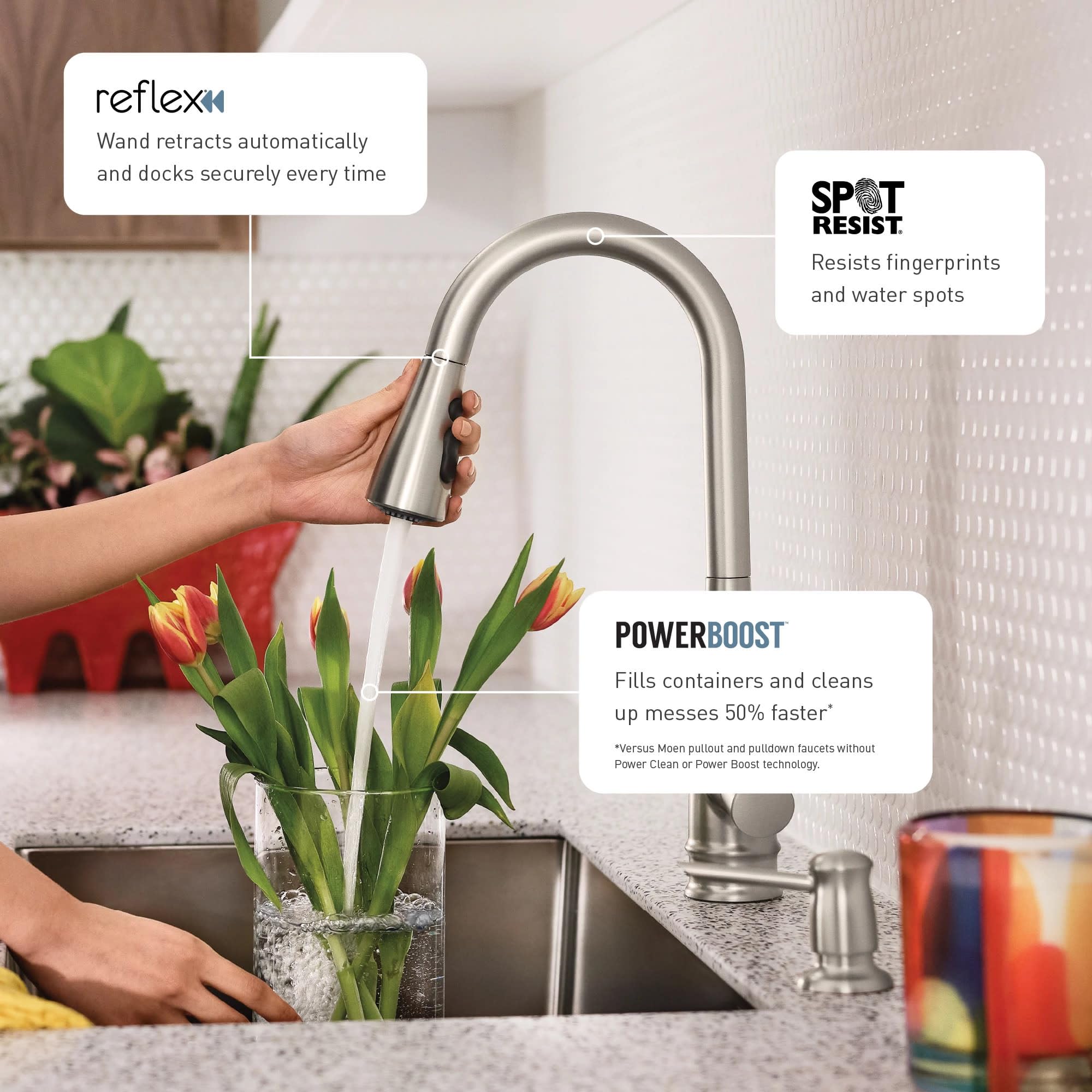 Moen 87627EISRS Kitchen-Faucets - View #3
