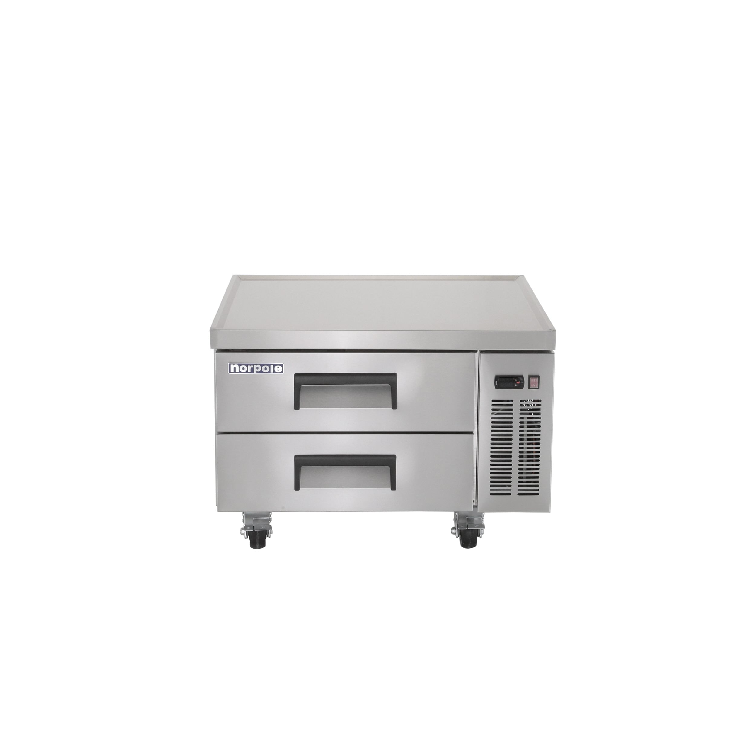 Norpole NPCB-36 29-cu ft Commercial Refrigerators 2 Stainless steel -Door Freezerless ( Stainless steel )