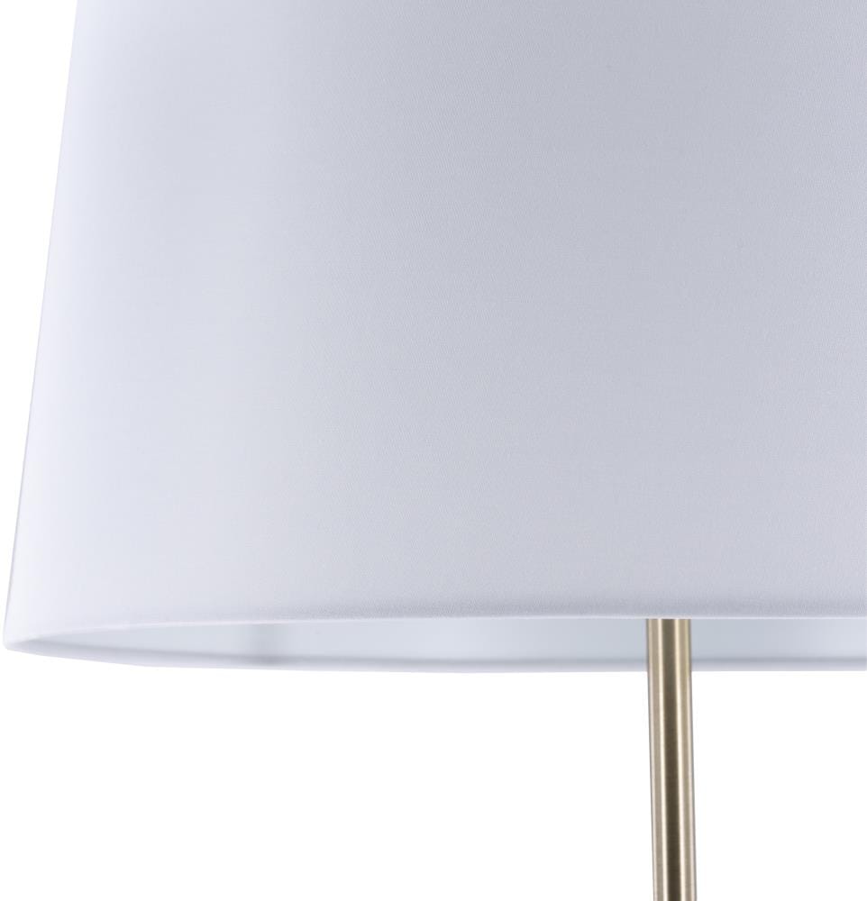 Jace Adjustable 63.5'' White and Metallic Floor Lamp