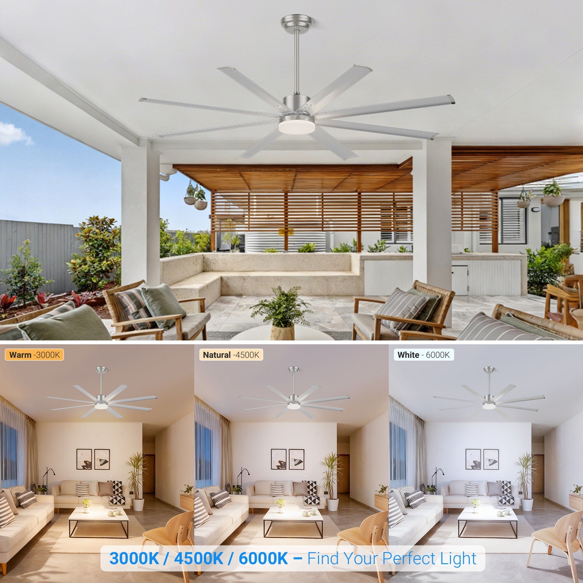 UOI ZZH100274 Ceiling-Fans - View #3