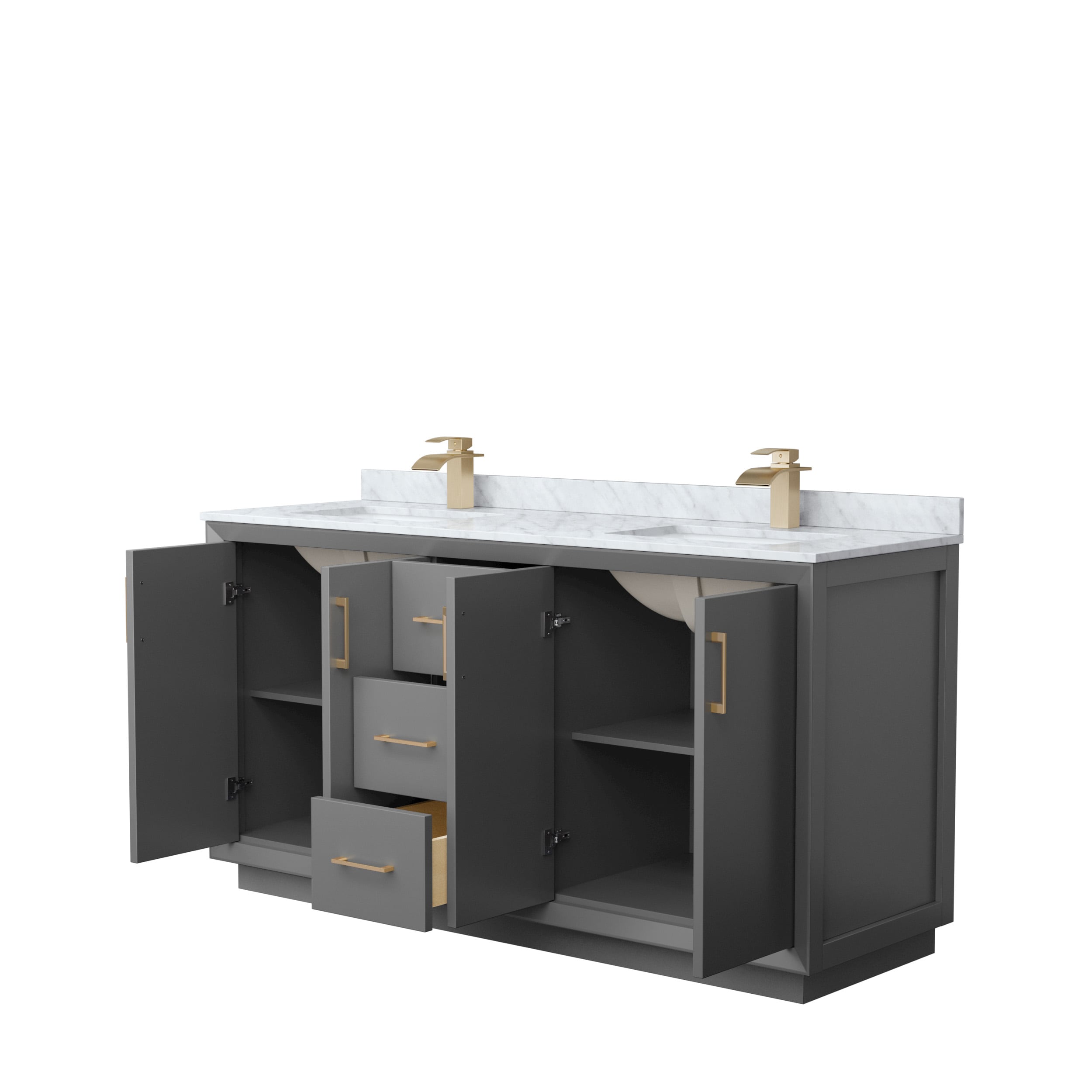 Wyndham Collection WCF414166DGZCMUNSMXX Bath-Vanity-Combo - View #2