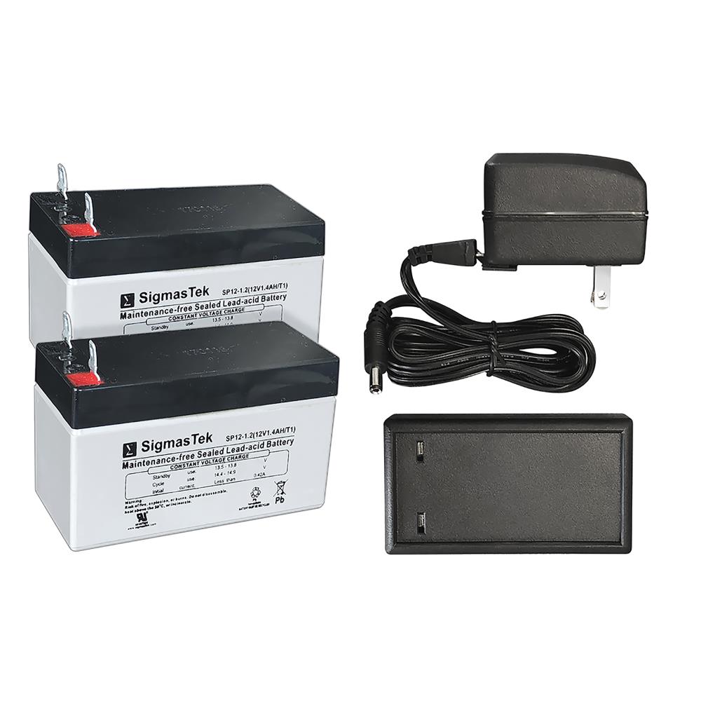 High Tech Pet CRG-12V-2B Plastic Pet Door Battery and Charger Kit