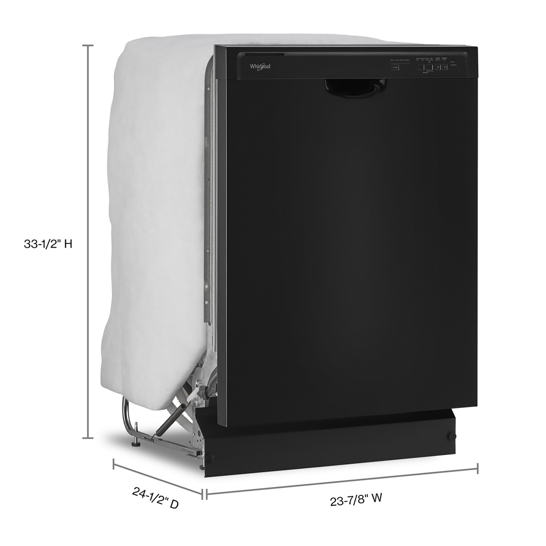 Lowes whirlpool dishwasher store black