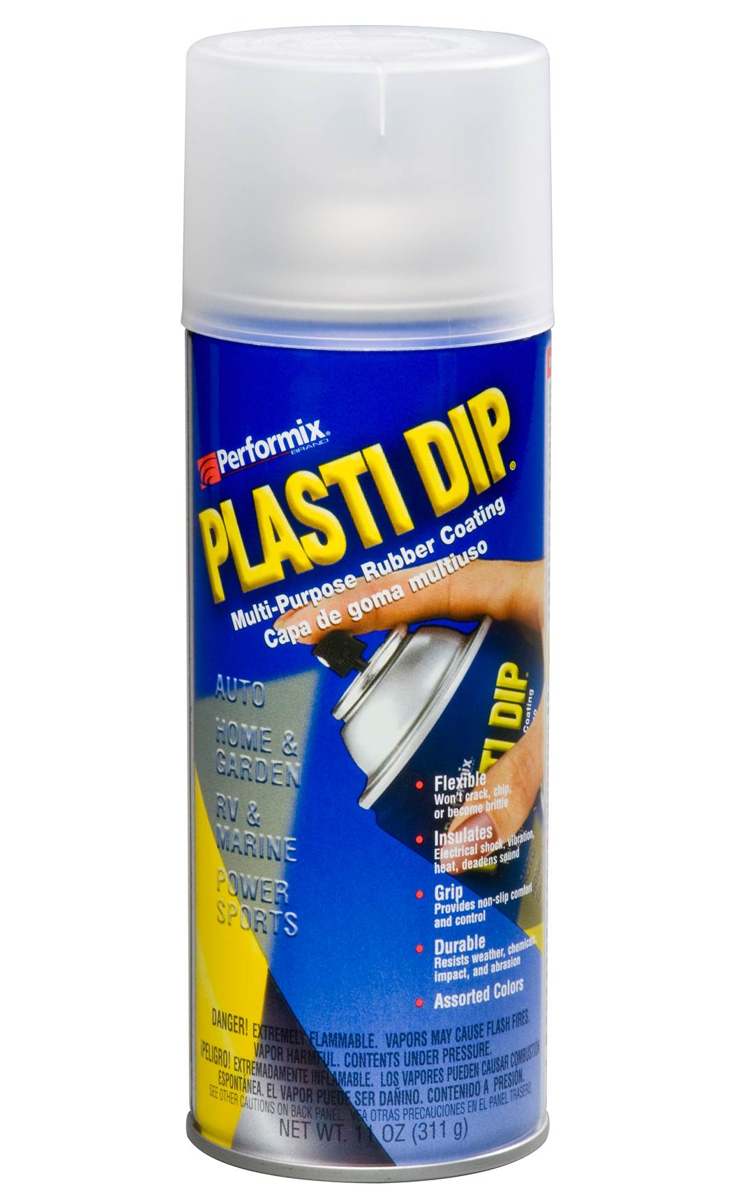 Spray de caucho líquido Transparente Plasti Dip® 325ml Resistencia a los  rayos UV y a la atmósfera