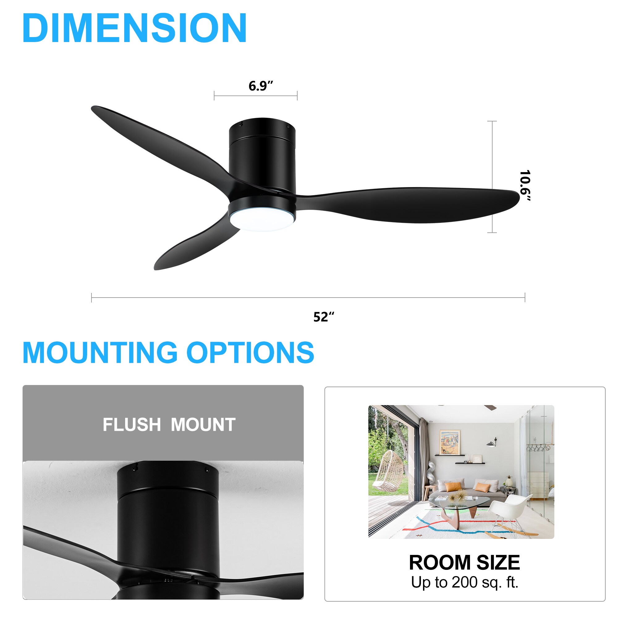 Breezary 30028-AB Ceiling-Fans - View #9