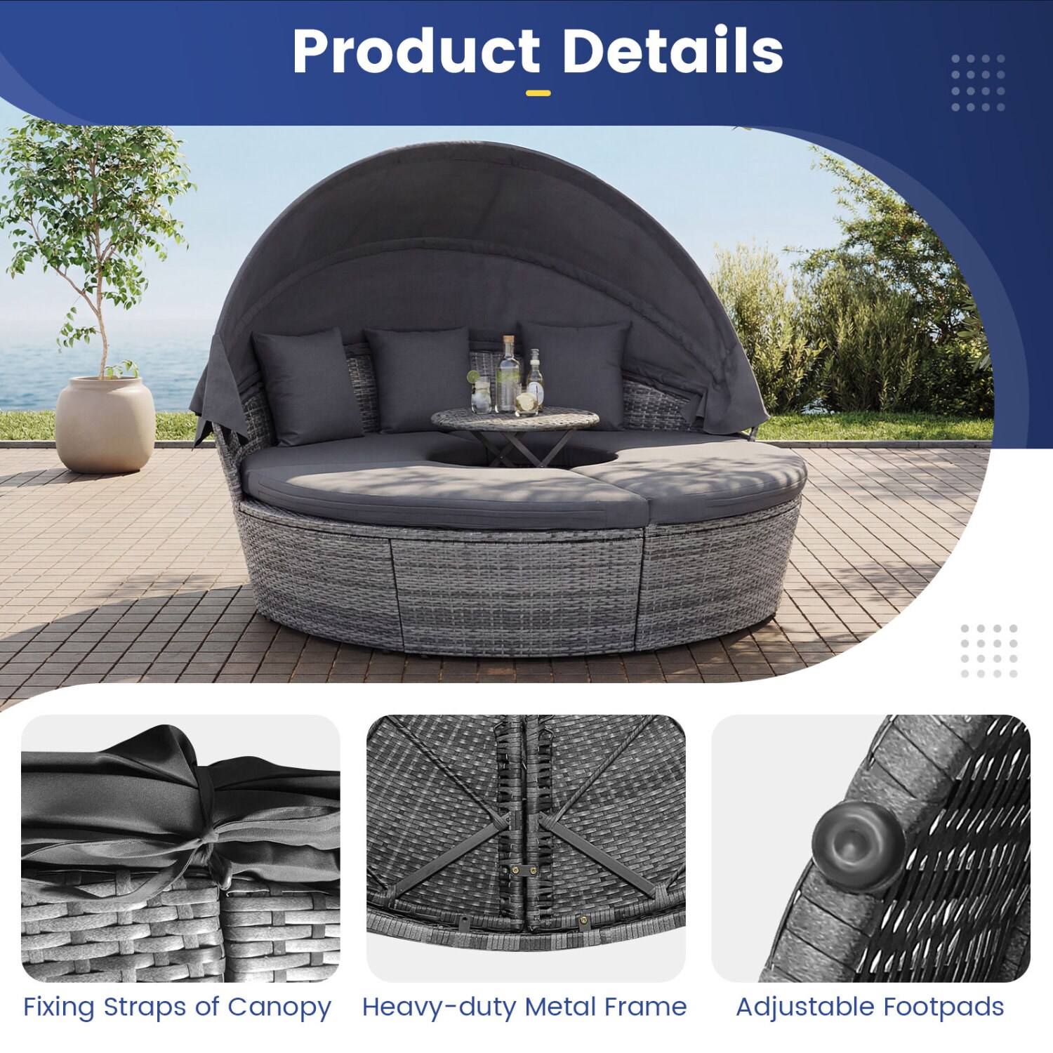 Volenca VOL-FM7KIR Patio-Sofas-Daybeds - View #8