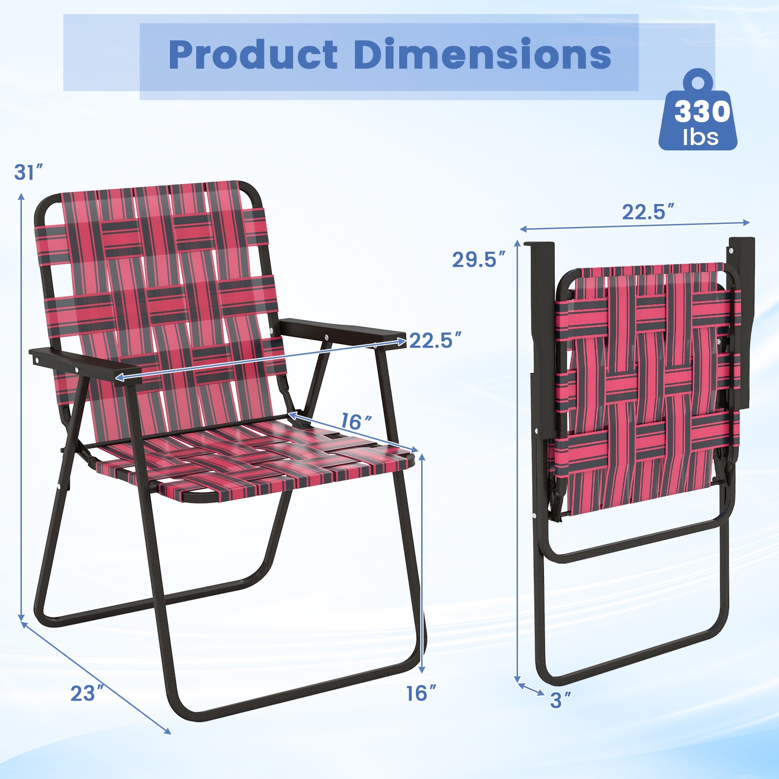 Forclover HBV-3642RE-2 Patio-Chairs - View #7