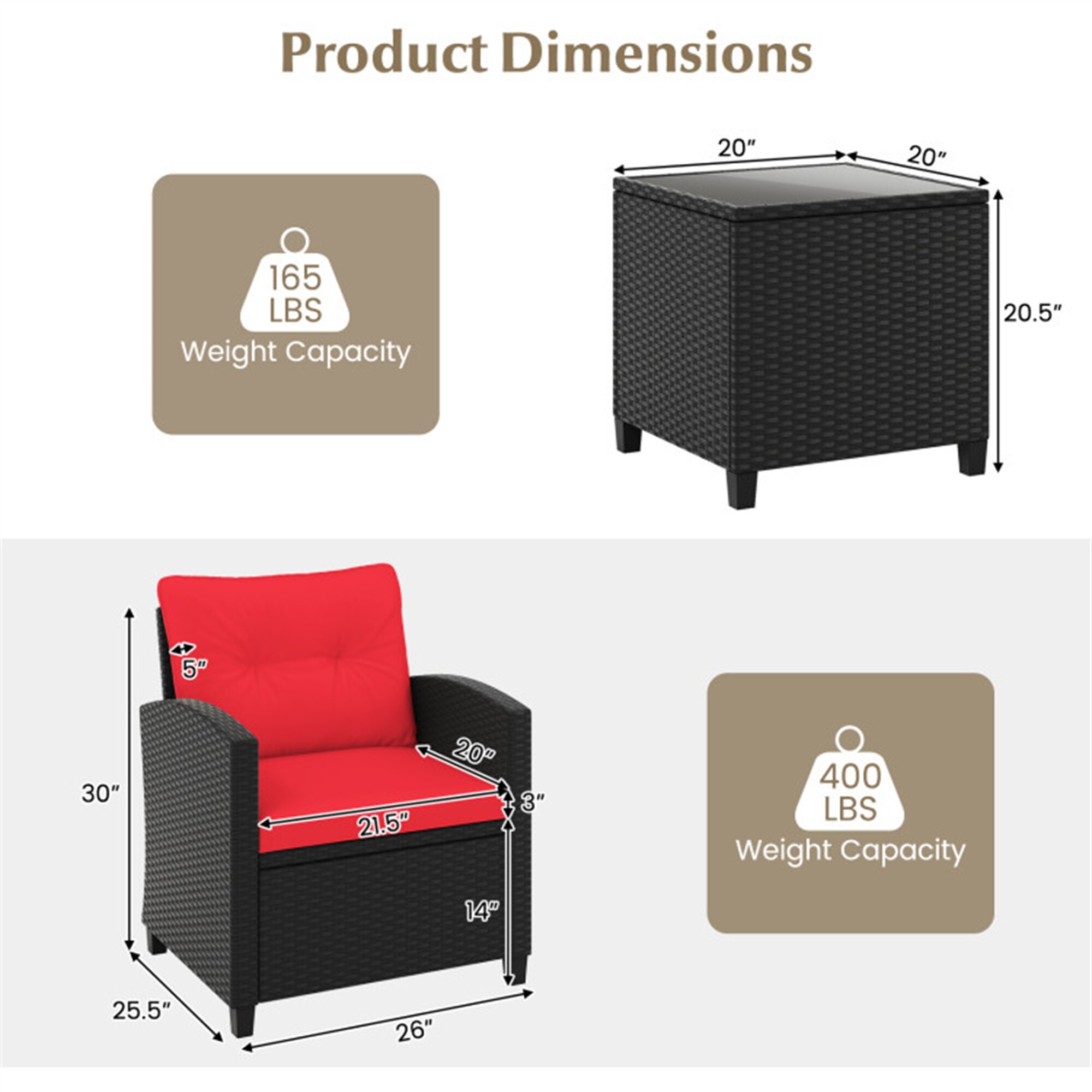 BABOOM BOM-72392RE-CO Patio-Conversation-Sets - View #5