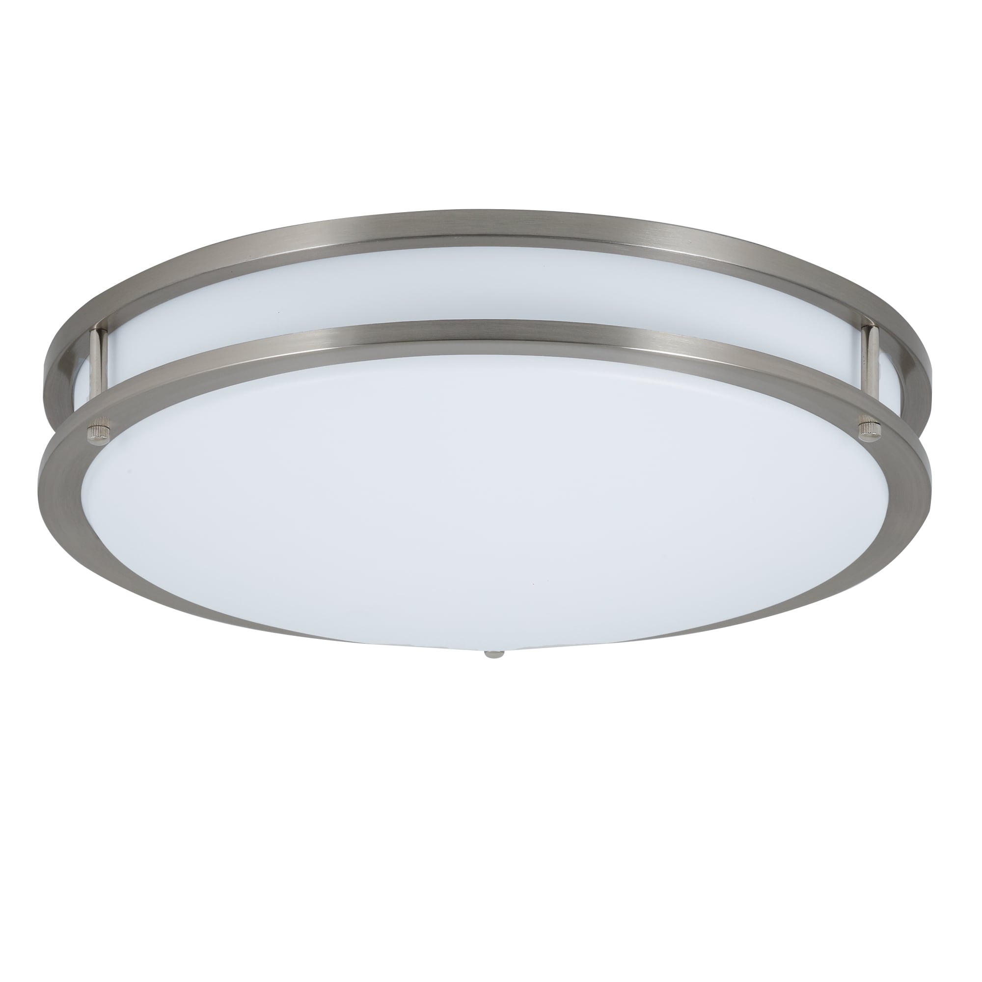 Designers Fountain DF Flushmount 1-Light 16-in Brushed Nickel LED Flush ...