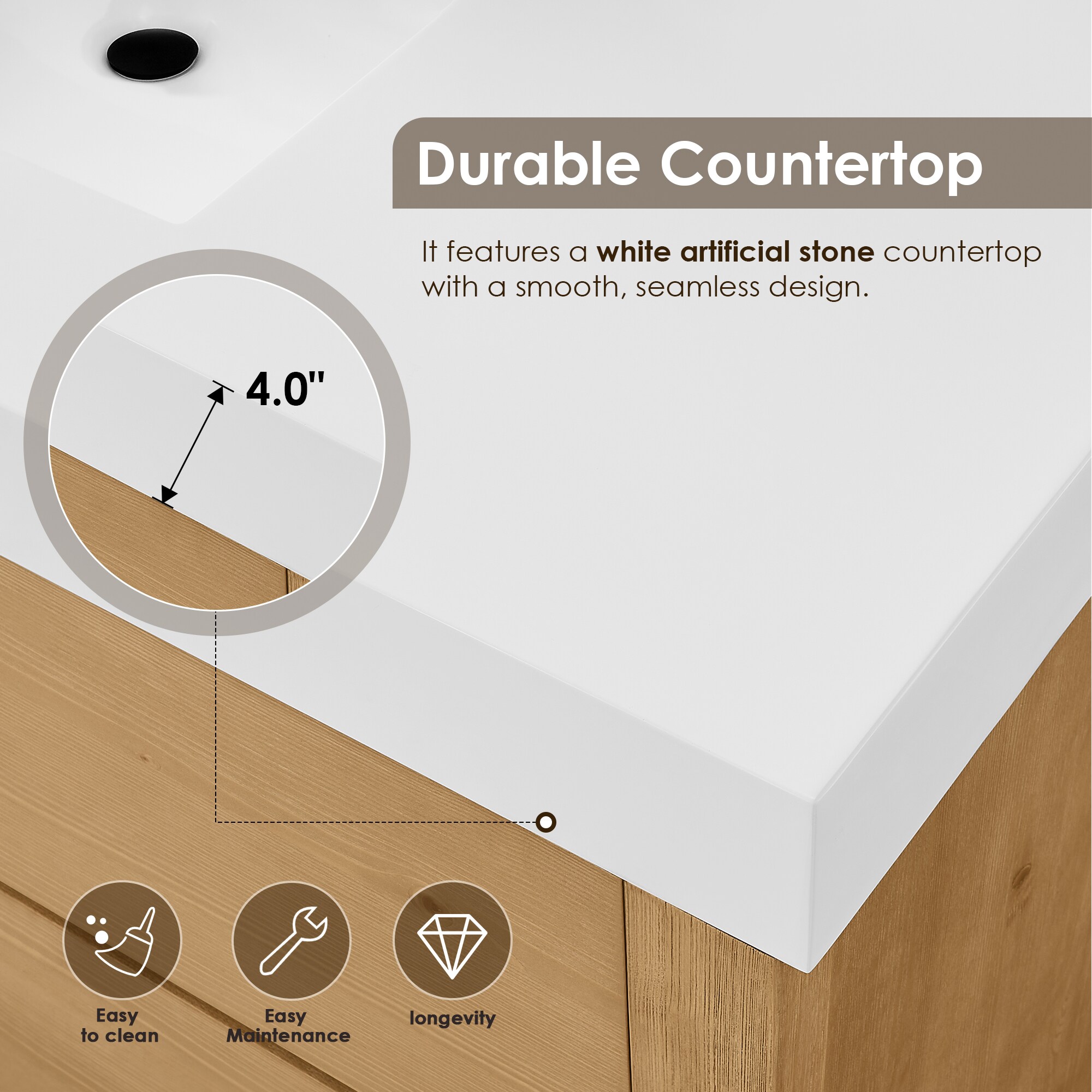 Altair 574048-WF-WH-NM Bath-Vanity-Combo - View #7