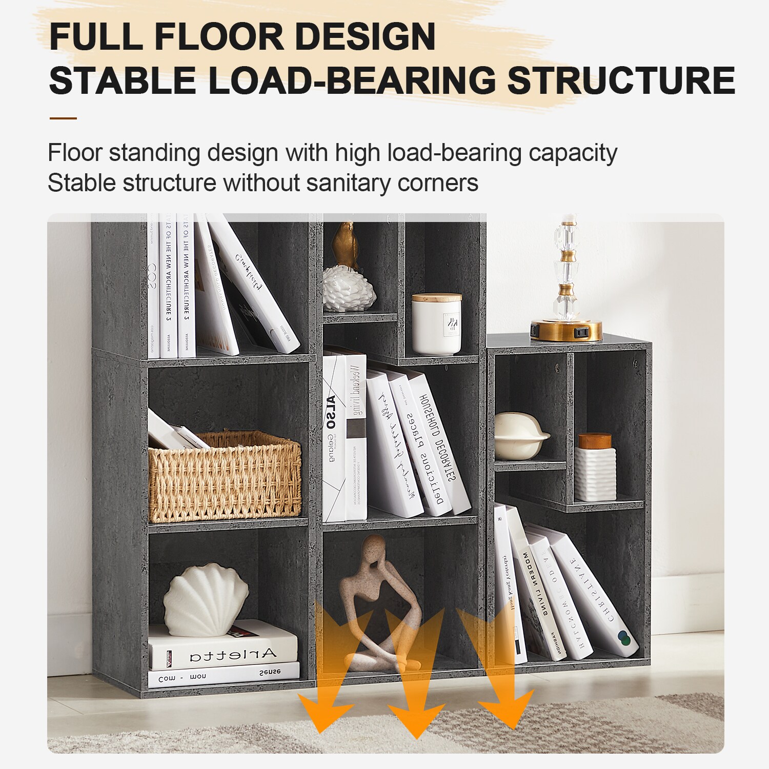 Vecelo LOE-B11-GRY bookcases - View #7