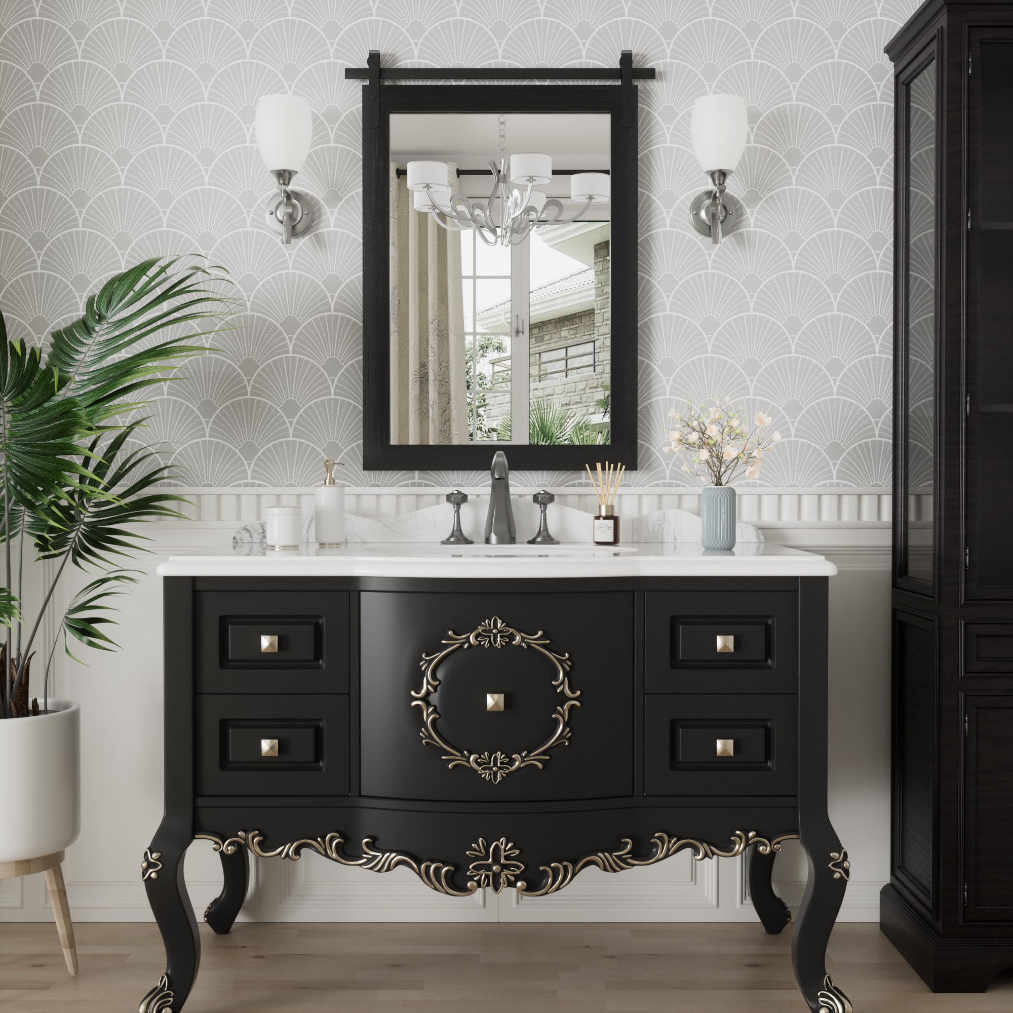 Clavie LS-22301-FRBL Decor-Mirrors - View #7