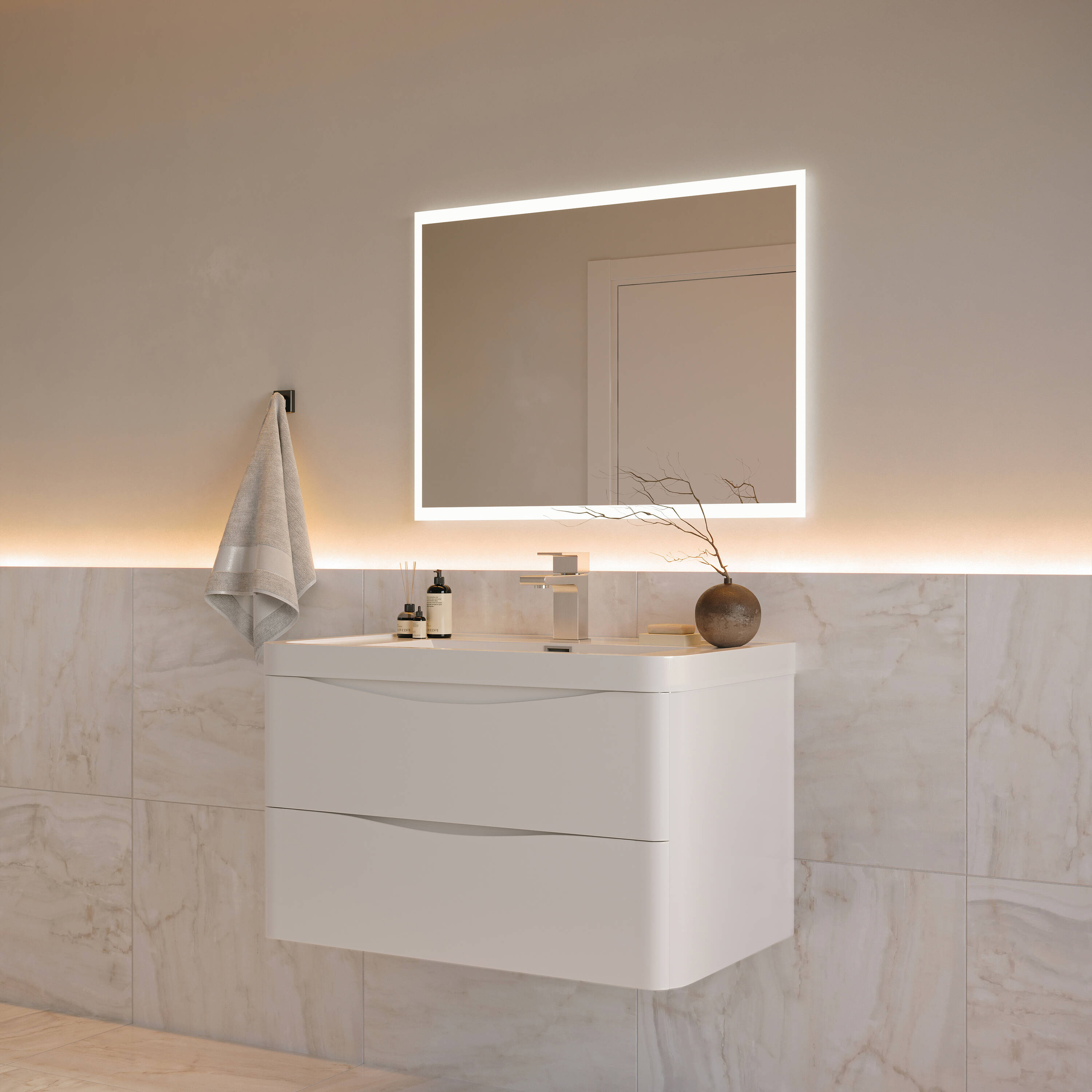 Fresca FCB9032WH-I Bath-Vanity-Combo - View #4