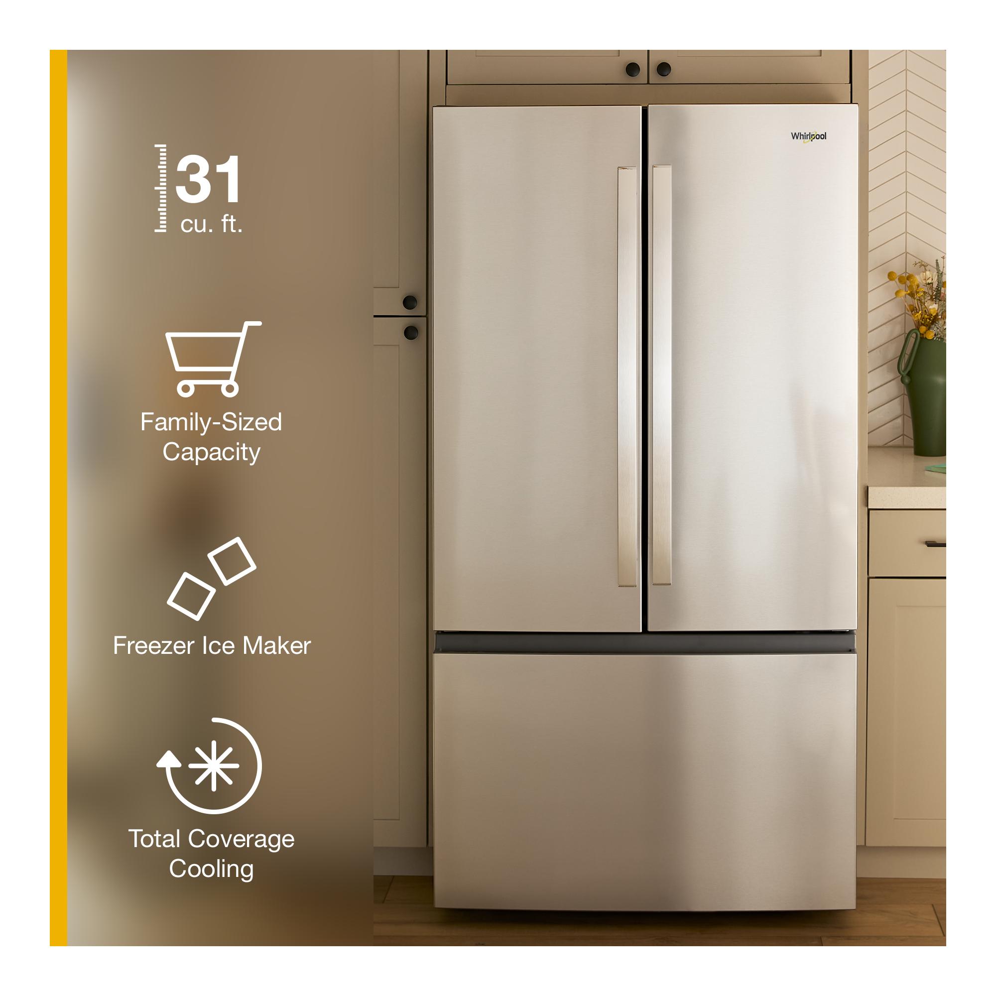 Whirlpool WRFF3136SB French-Door-Refrigerators - View #8