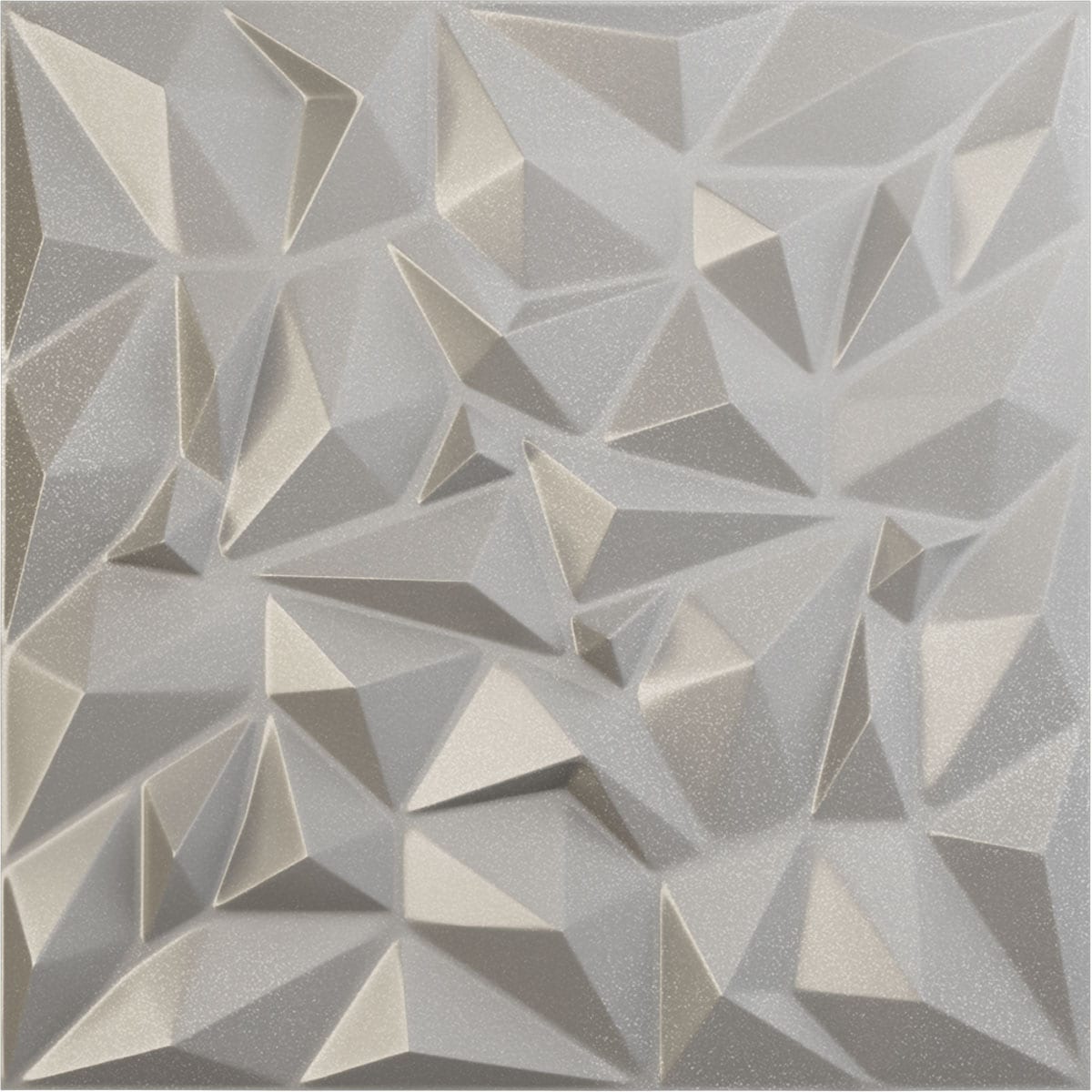 Ekena Millwork WP20X20LTASV 19-5/8-in x 19-5/8-in Embossed Paintable/Stainable Silver PVC Wall Panel (